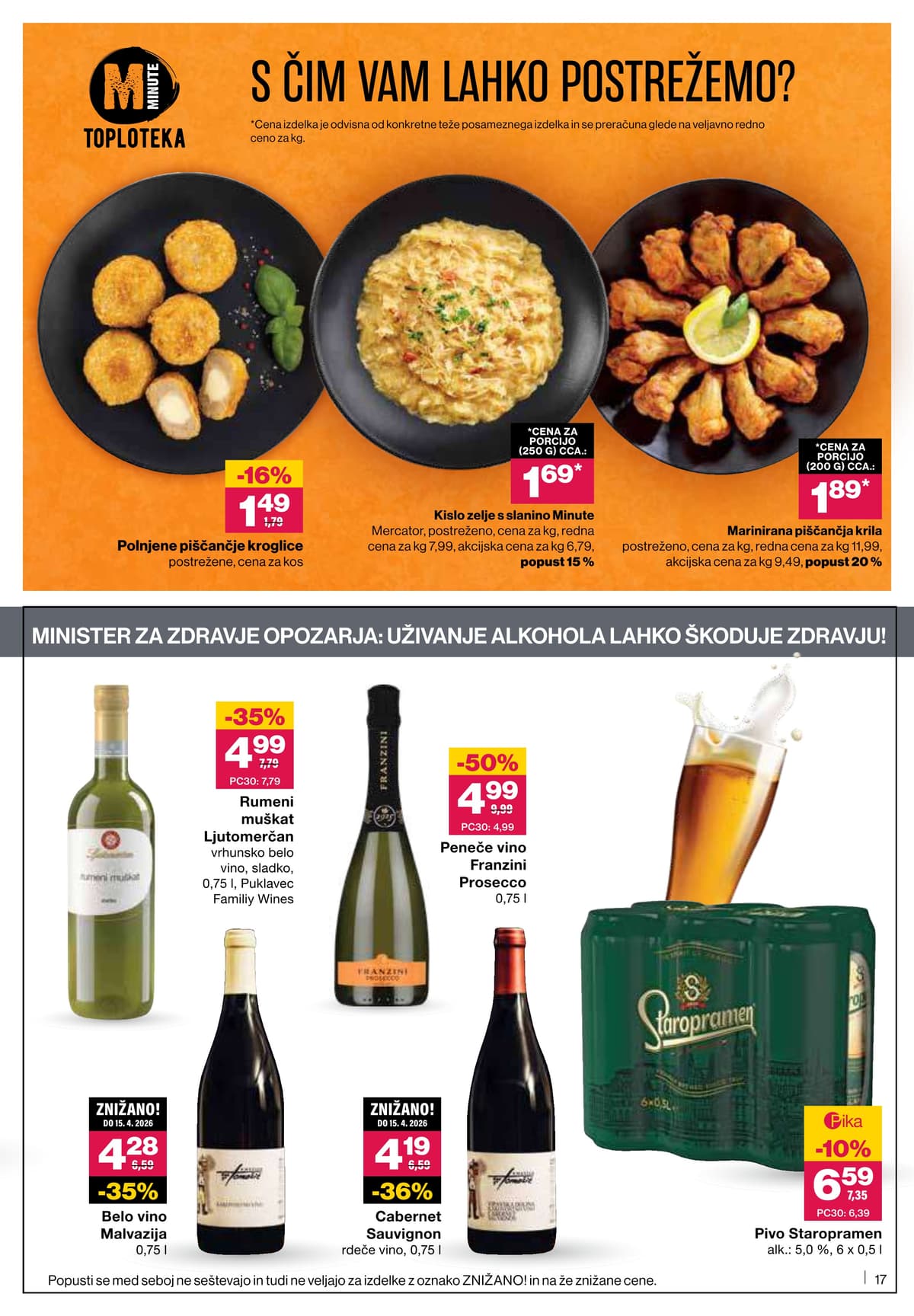 Stran 17. Mercator kataloga - Tedenska akcija od 04.03.2026.