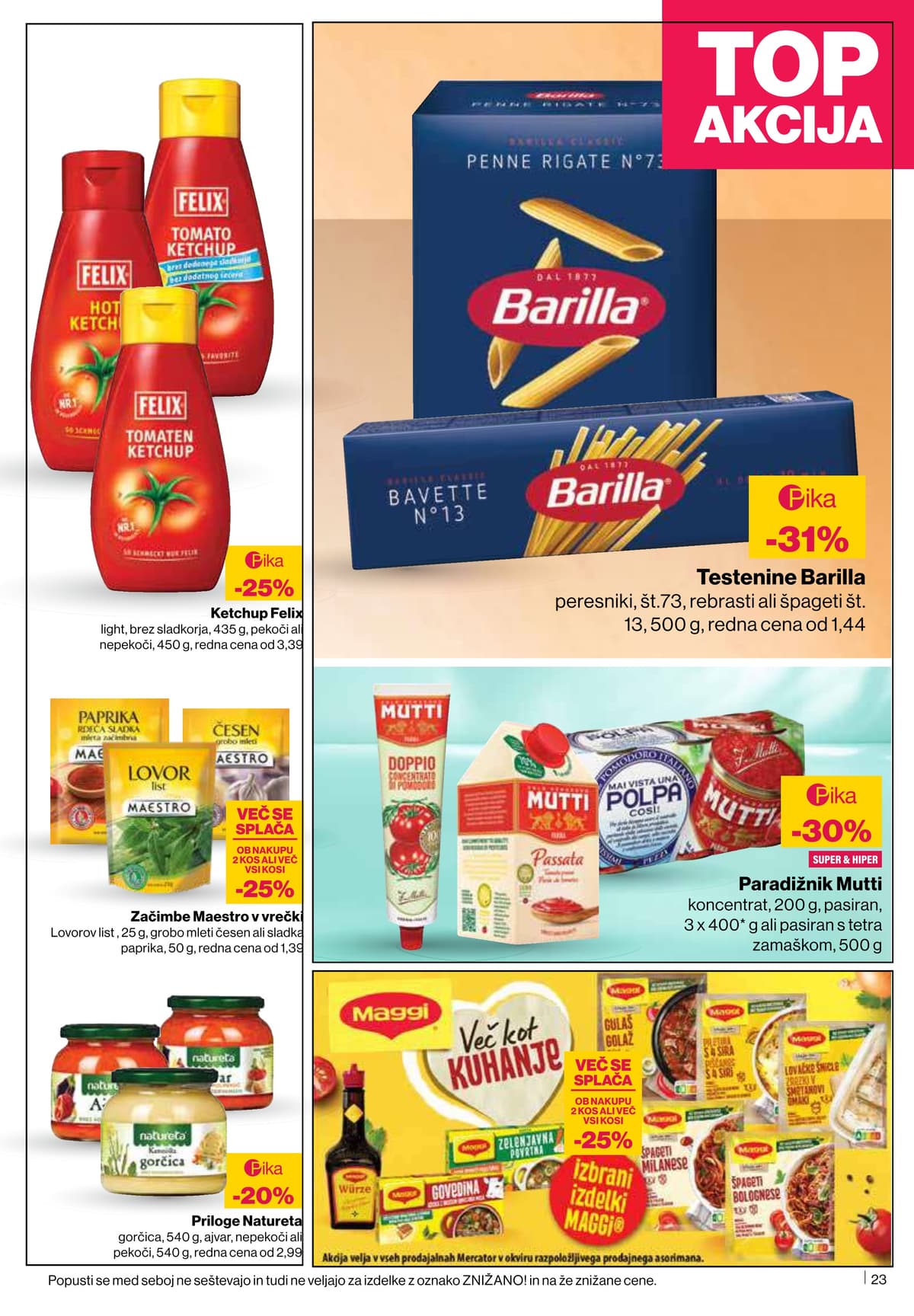Stran 23. Mercator kataloga - Tedenska akcija od 04.03.2026.