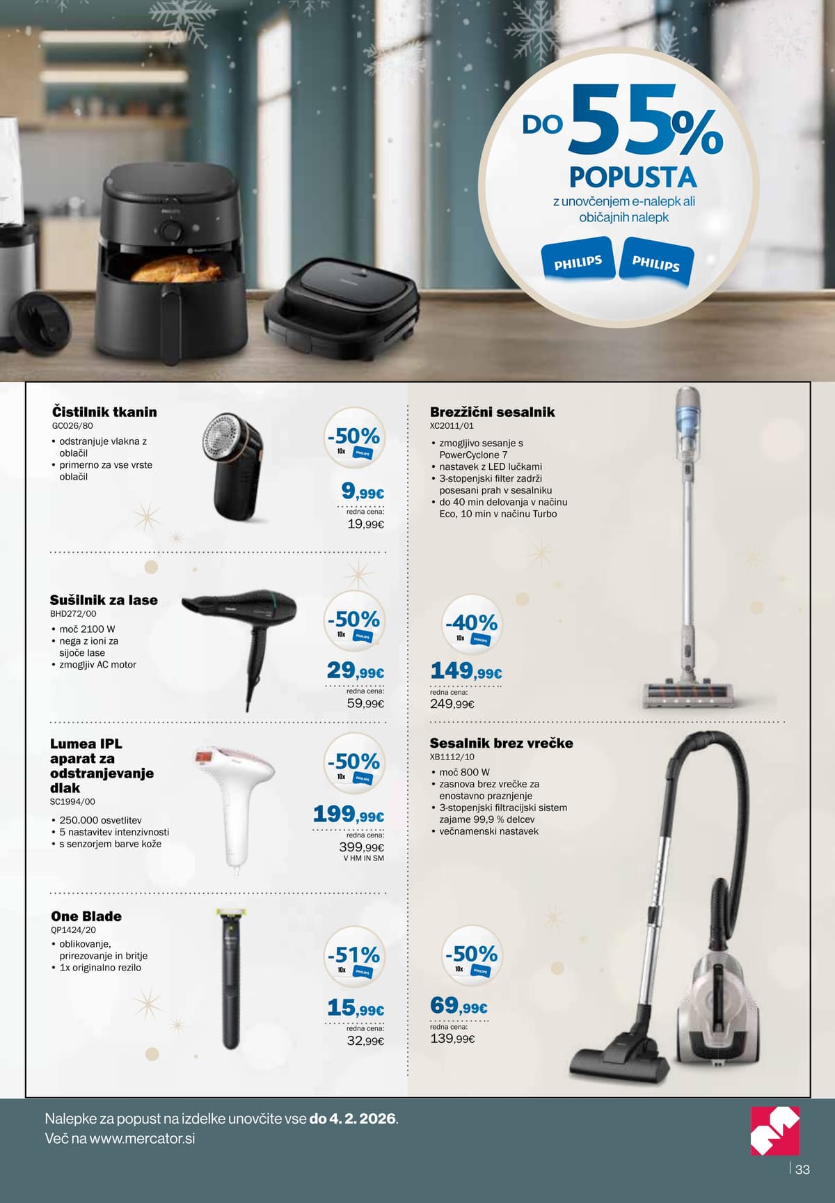 Stran 33. Mercator kataloga - Tedenska akcija od 04.03.2026.
