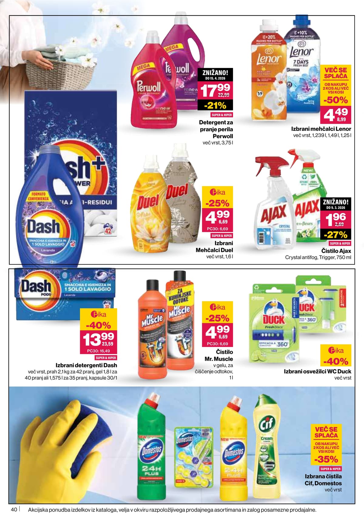 Stran 40. Mercator kataloga - Tedenska akcija od 04.03.2026.
