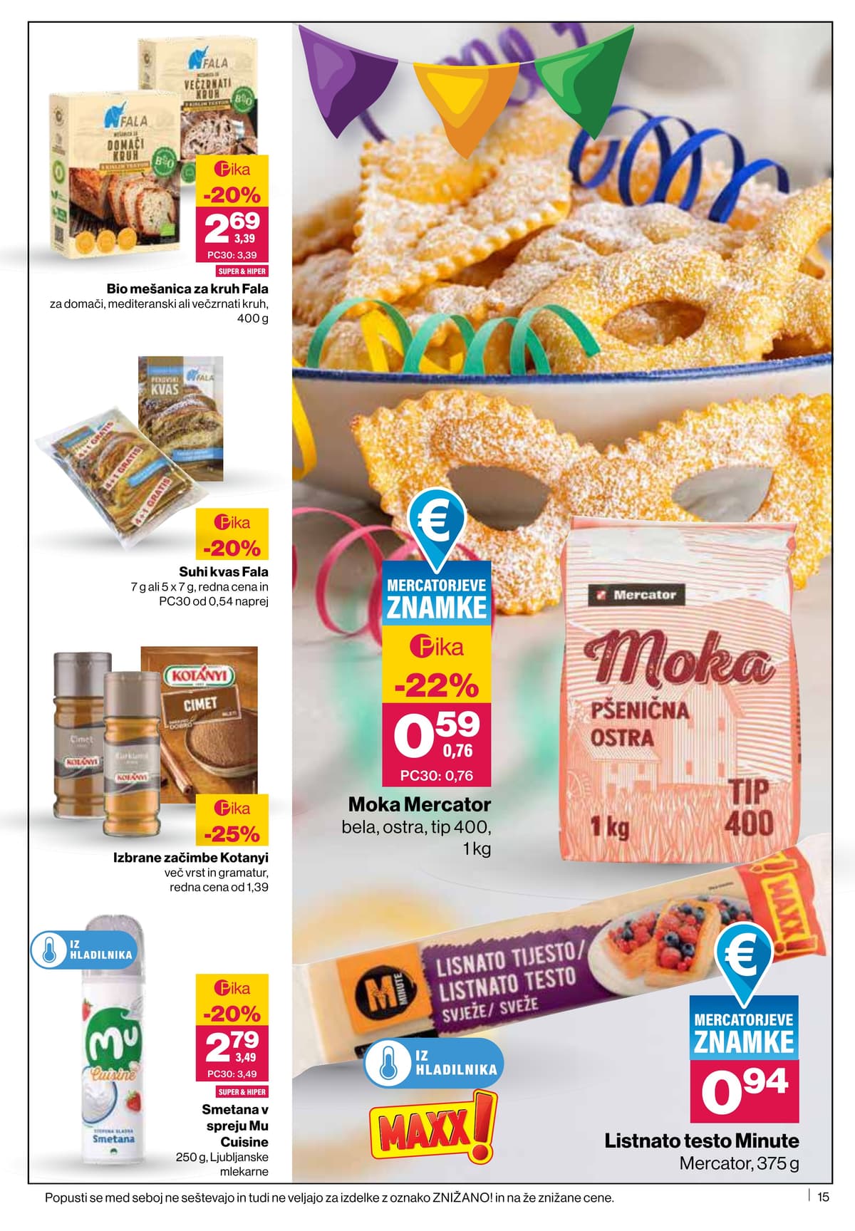 Stran 15. Mercator kataloga - Tedenska Ponudba od 15.03.2026.