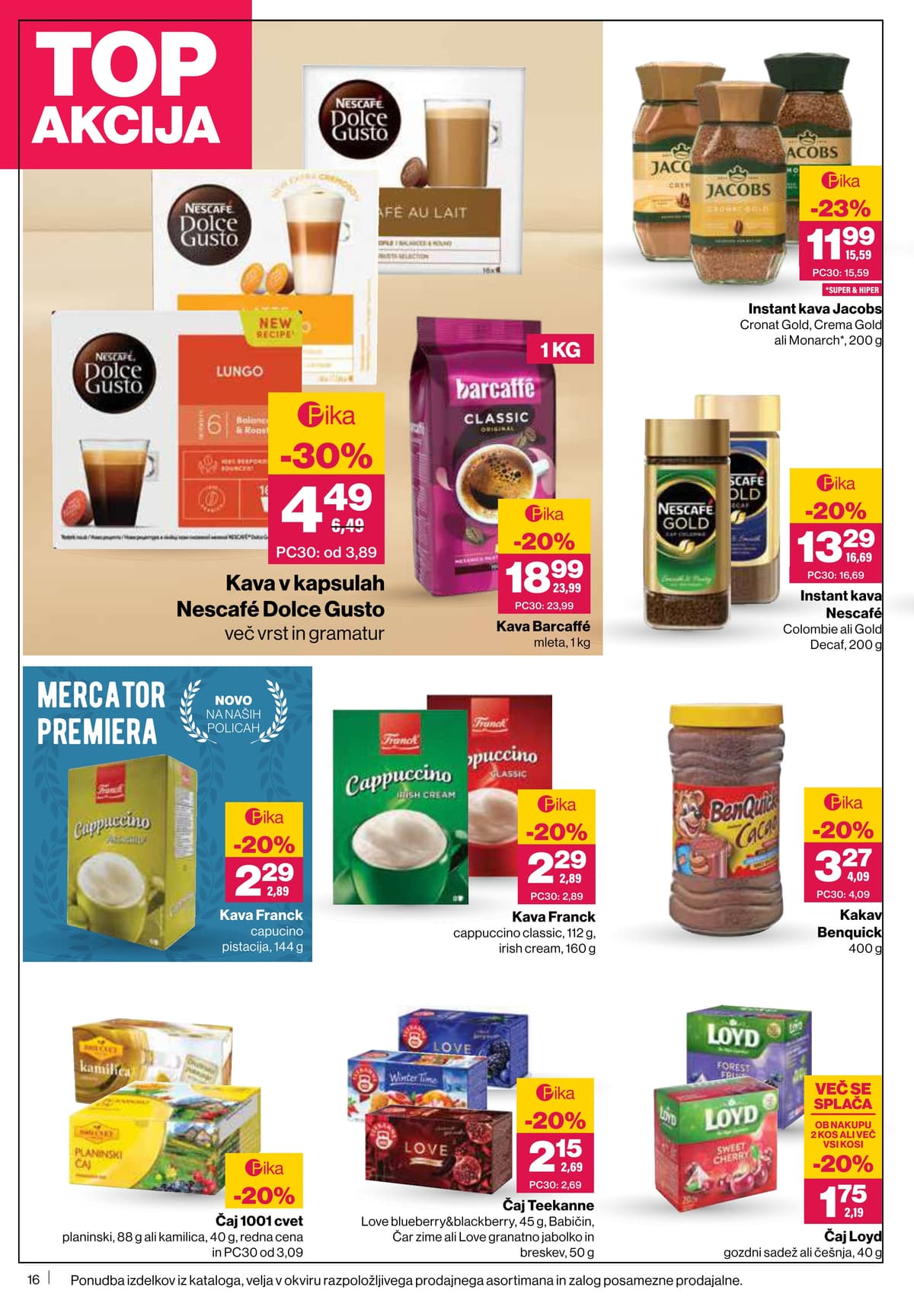Stran 16. Mercator kataloga - Akcijska ponudba od 05.03.2026.