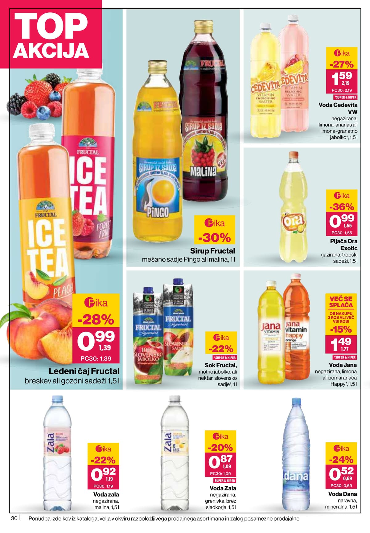 Stran 30. Mercator kataloga - Akcijska ponudba