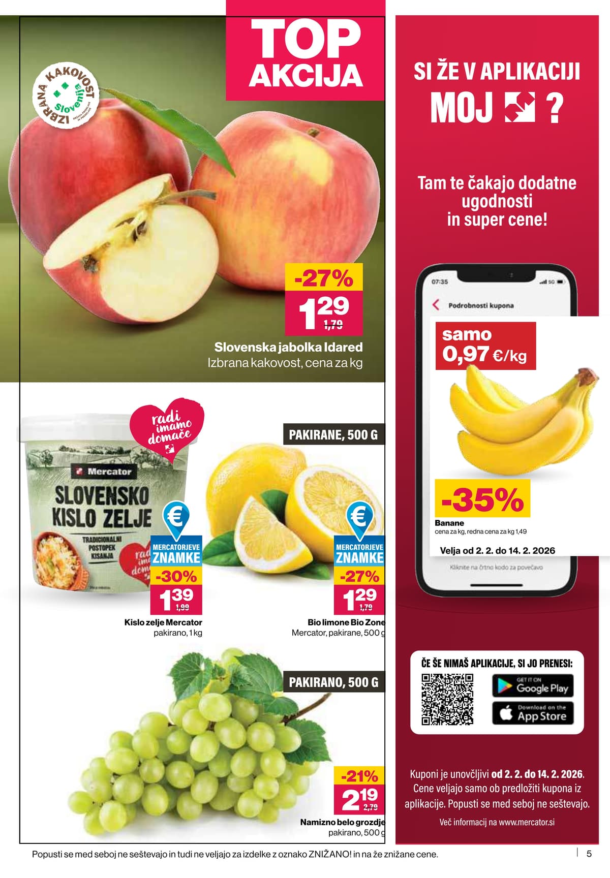 Stran 5. Mercator kataloga - Akcijska ponudba od 05.03.2026.