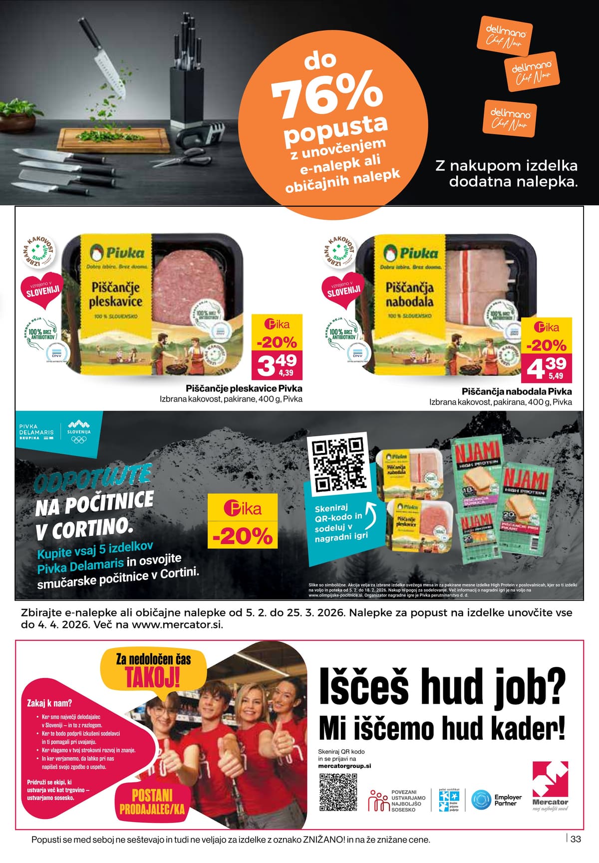 Stran 33. Mercator kataloga - Ackijska Ponudba od 15.03.2026.