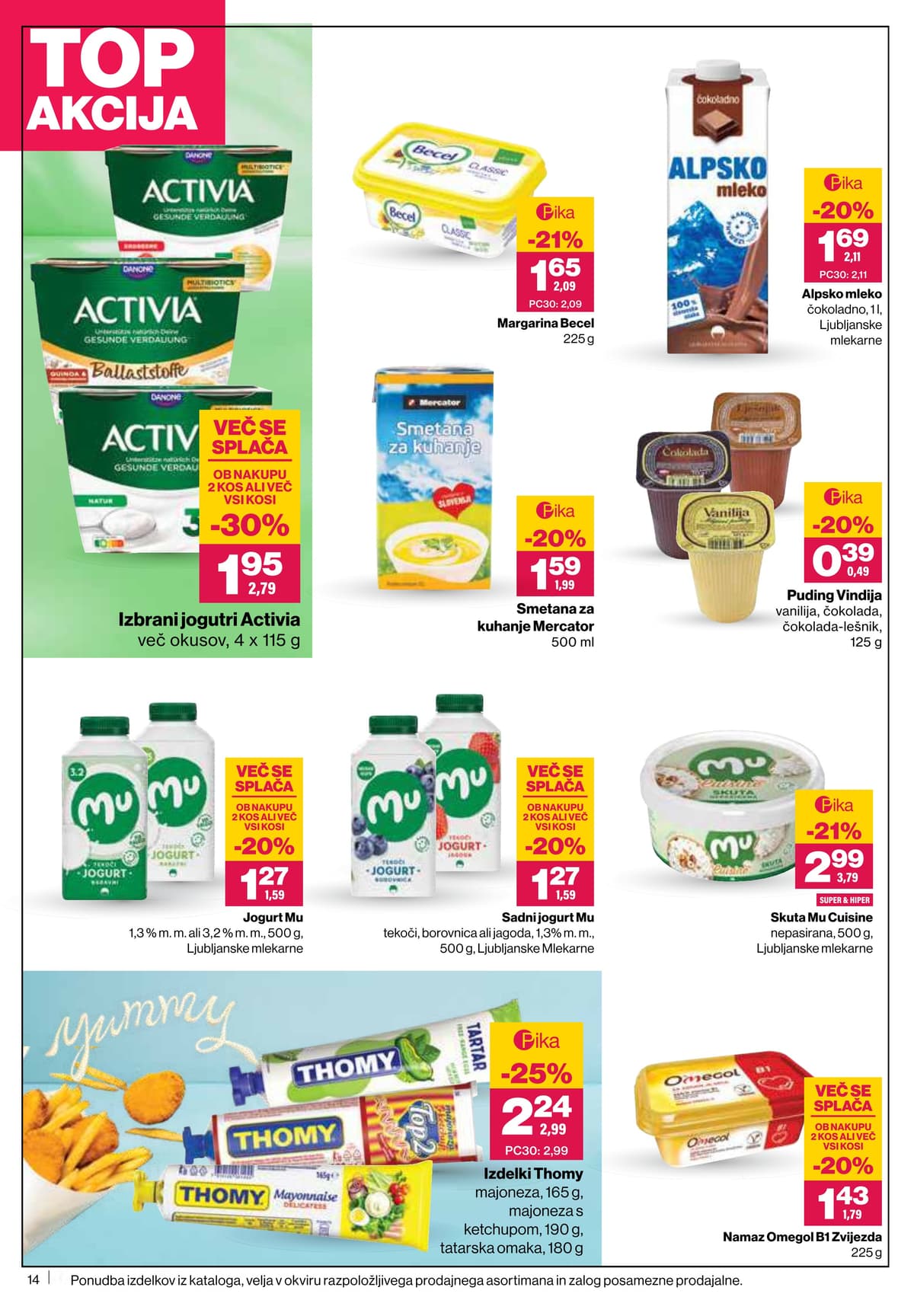 Stran 14. Mercator kataloga - Akcijska Ponudba