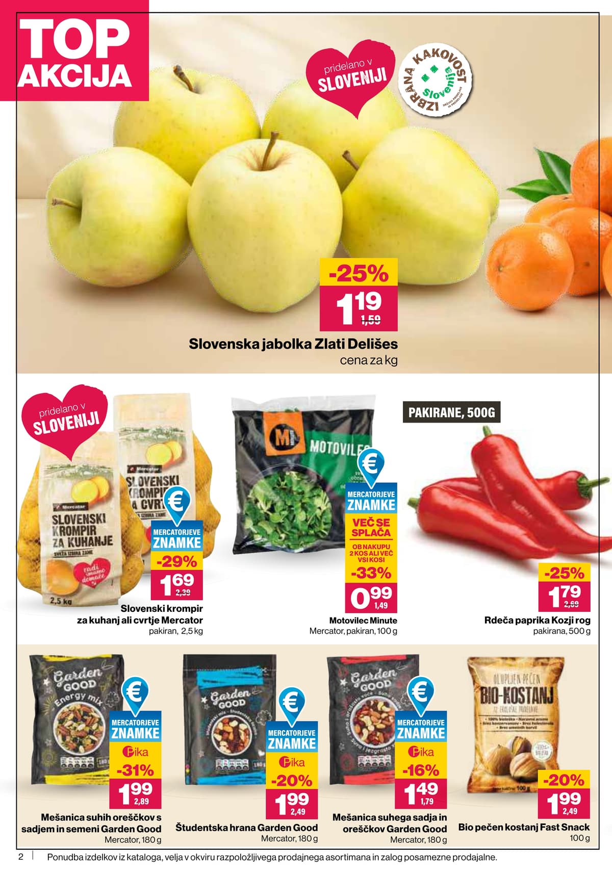 Stran 2. Mercator kataloga - Akcijska Ponudba