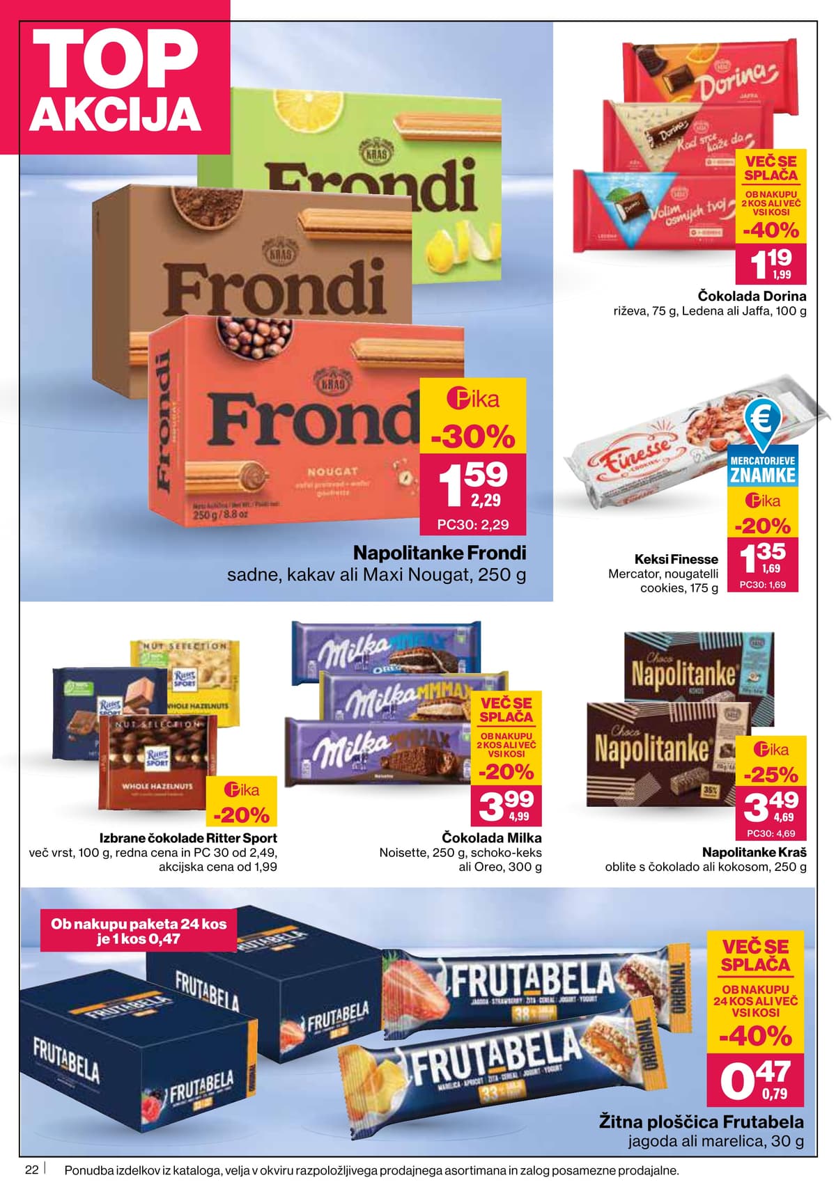 Stran 22. Mercator kataloga - Akcijska Ponudba