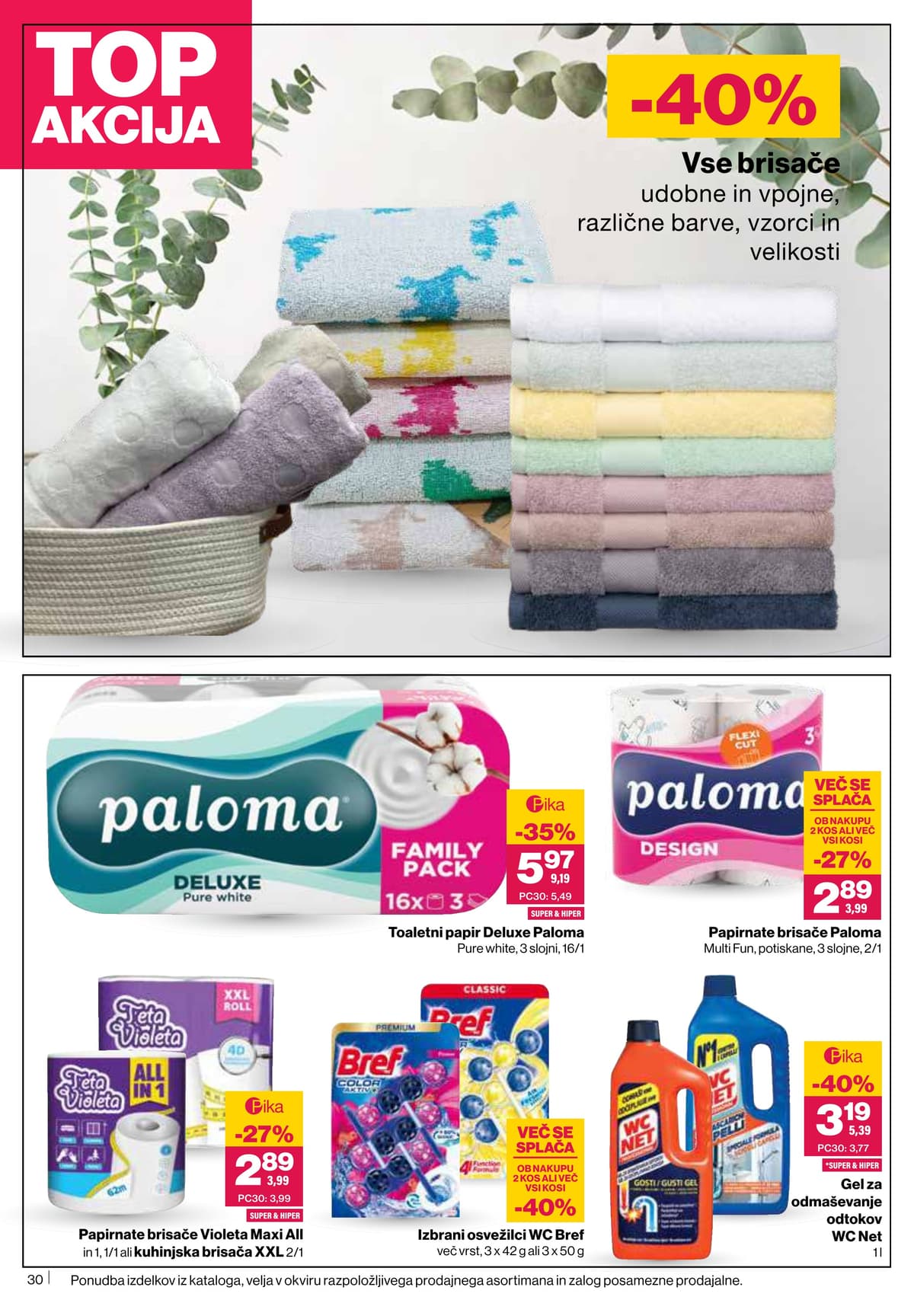 Stran 30. Mercator kataloga - Akcijska Ponudba