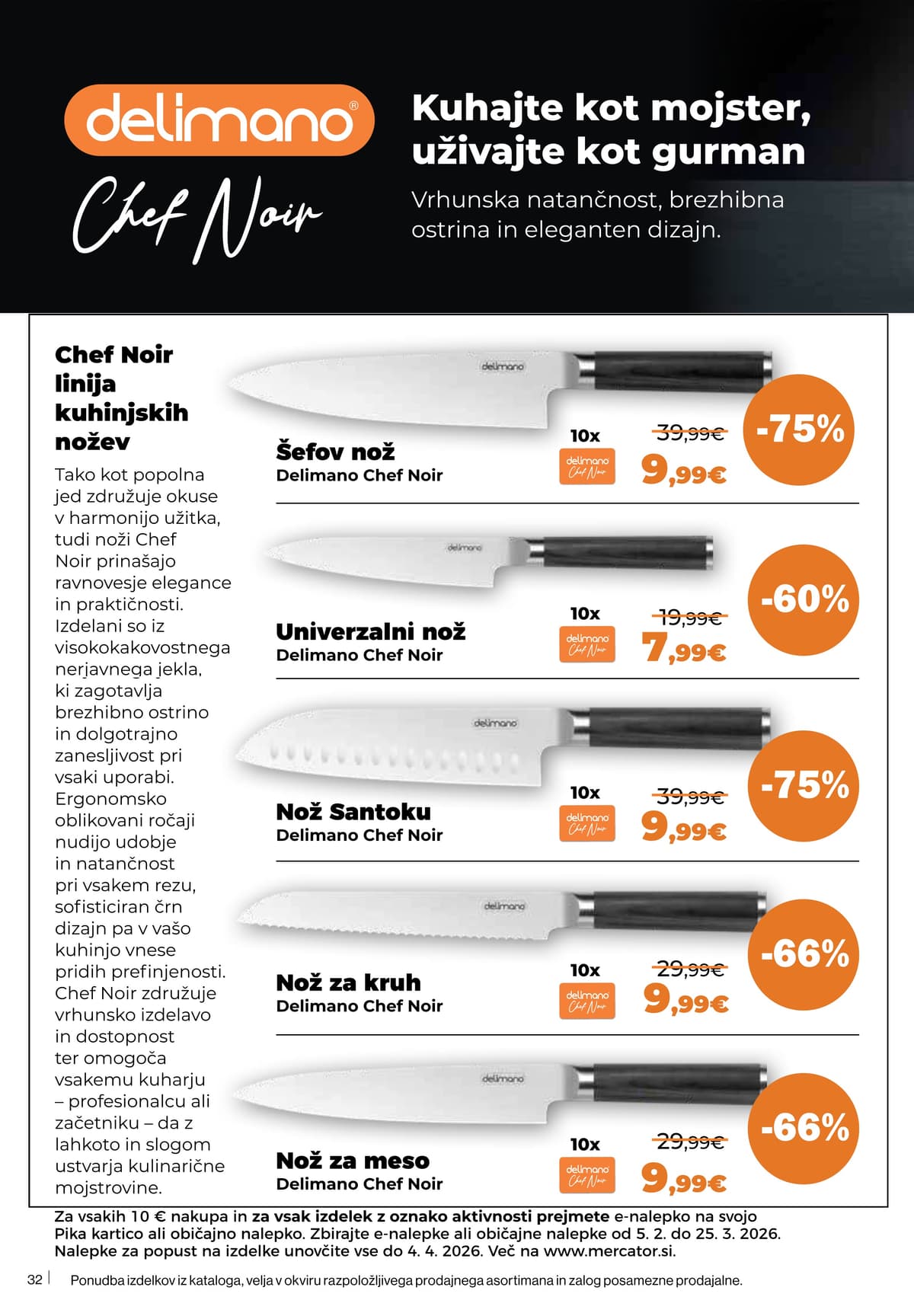 Stran 32. Mercator kataloga - Akcijska Ponudba od 18.02.2026.
