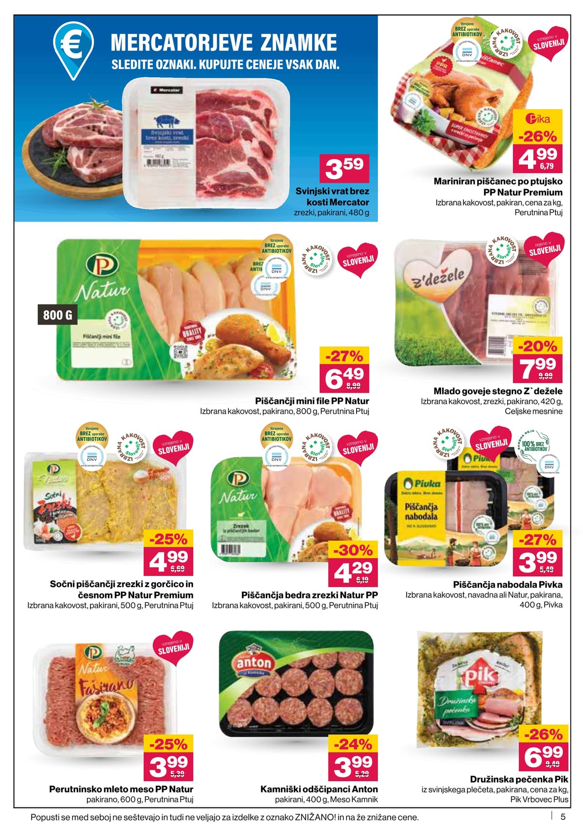 Stran 5. Mercator kataloga - Akcijska Ponudba