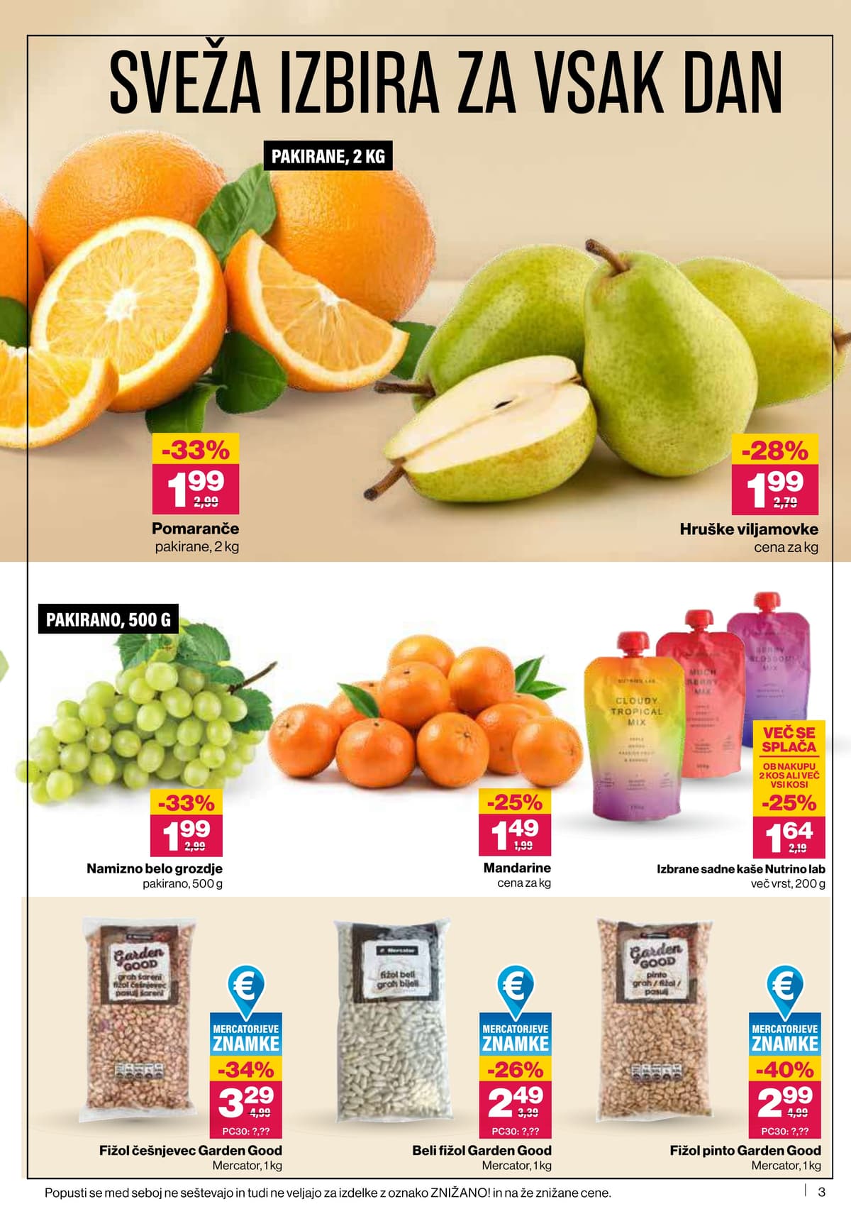 Stran 3. Mercator kataloga - Akcijska Ponudba