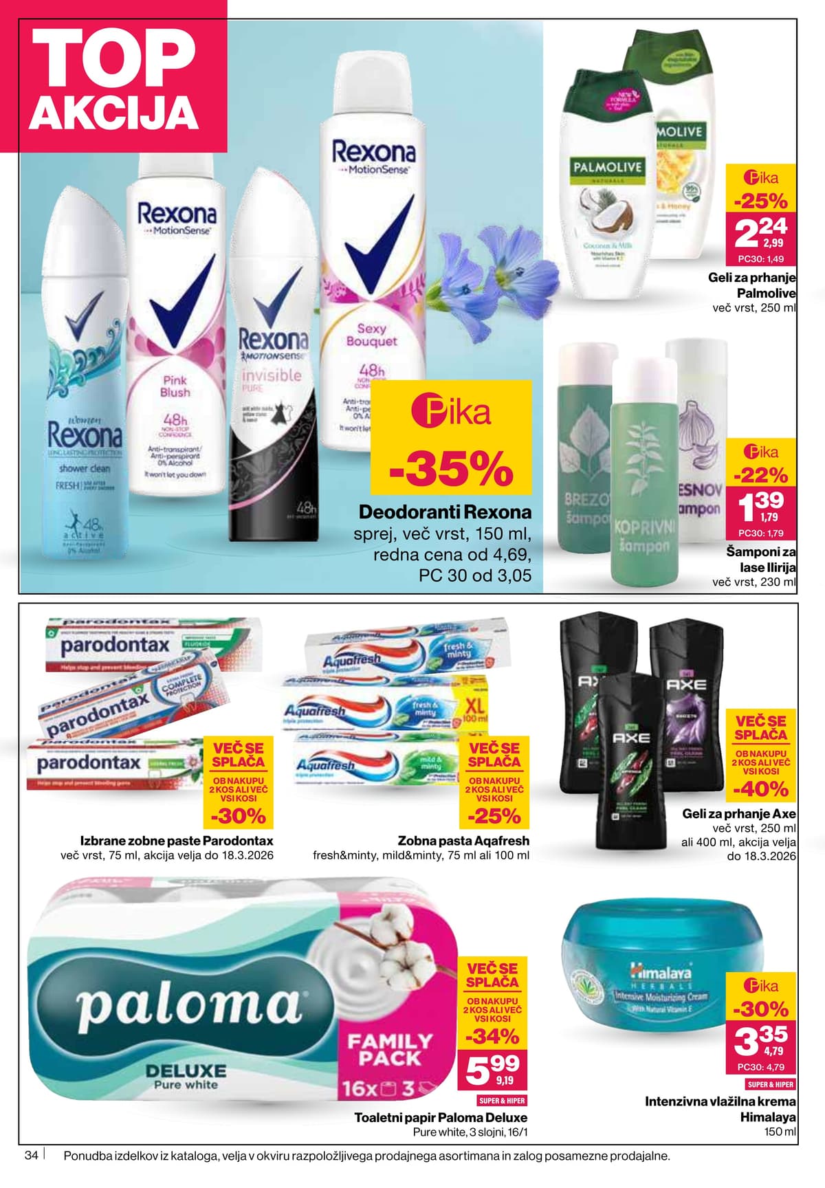 Stran 34. Mercator kataloga - Akcijska Ponudba