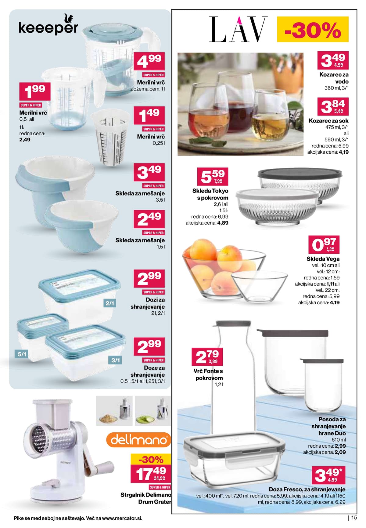 Stran 15. Mercator kataloga - Prihaja Čudovita Pomlad od 11.03.2026.