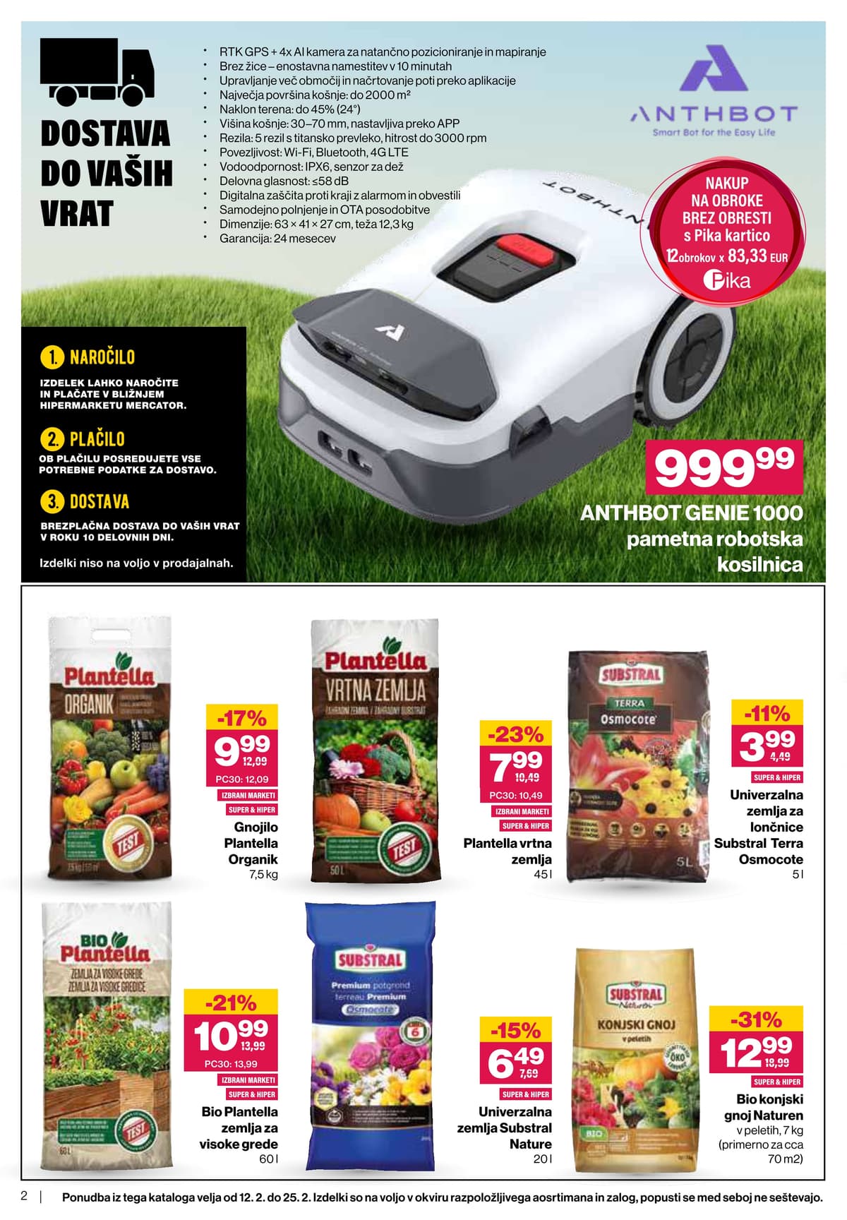 Stran 2. Mercator kataloga - Prihaja Čudovita Pomlad od 11.03.2026.