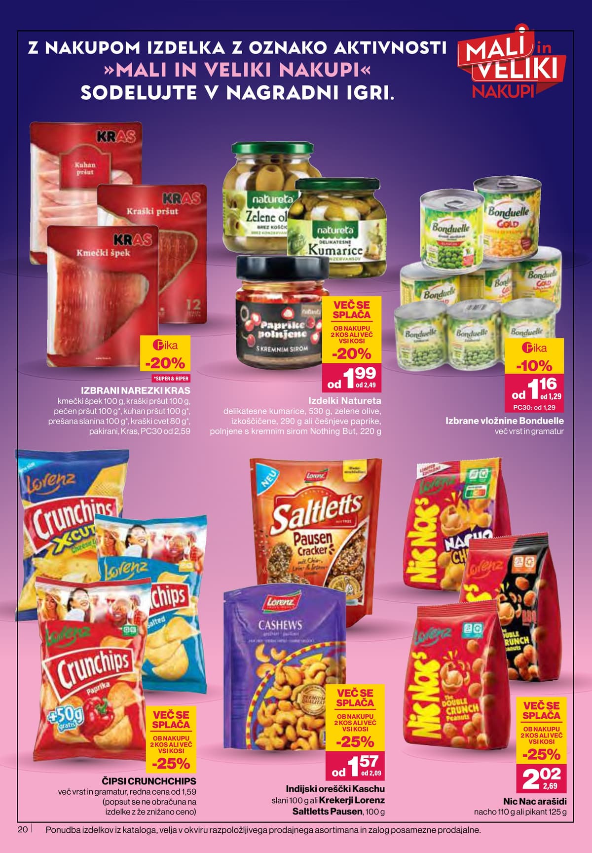 Stran 20. Mercator kataloga - Akcijska Ponudba