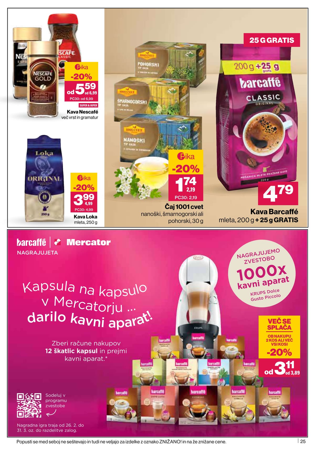 Stran 25. Mercator kataloga - Akcijska Ponudba od 11.03.2026.