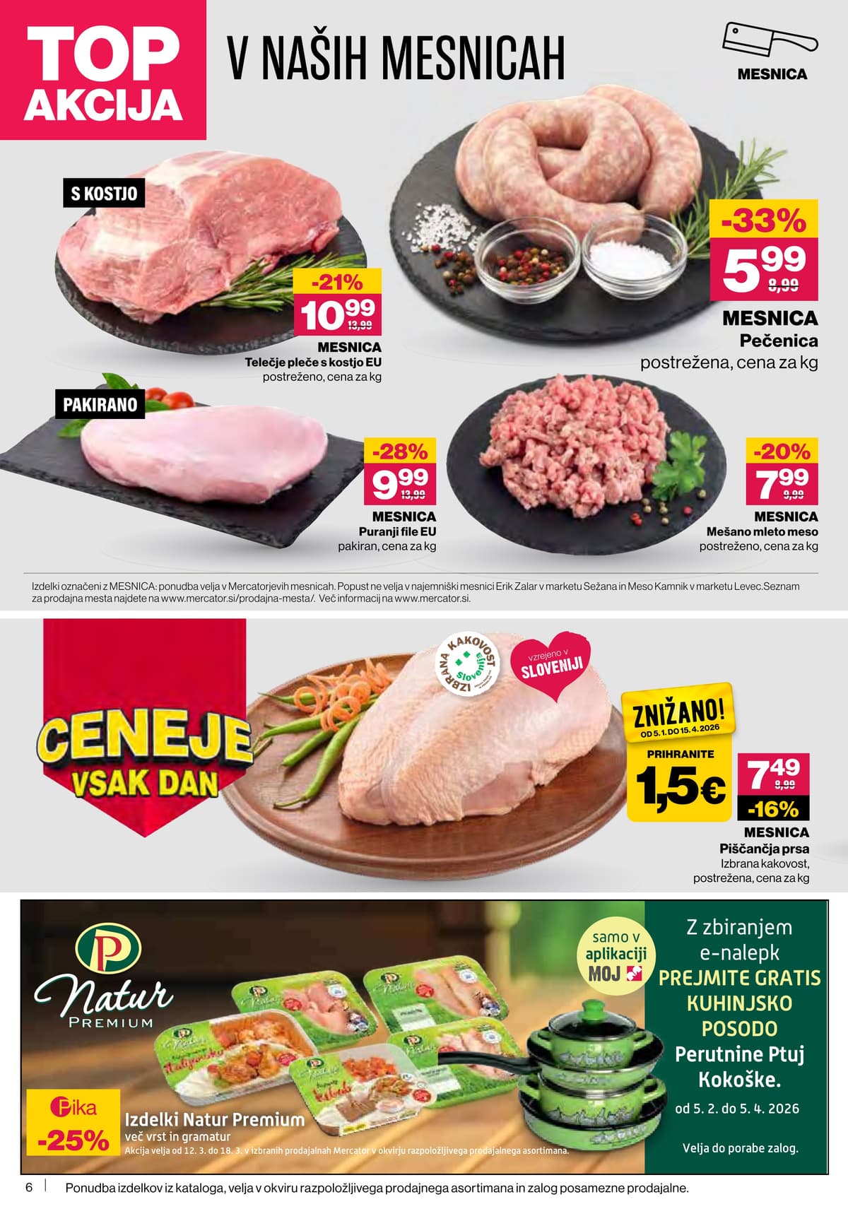 Stran 6. Mercator kataloga - Akcijska Ponudba od 11.03.2026.
