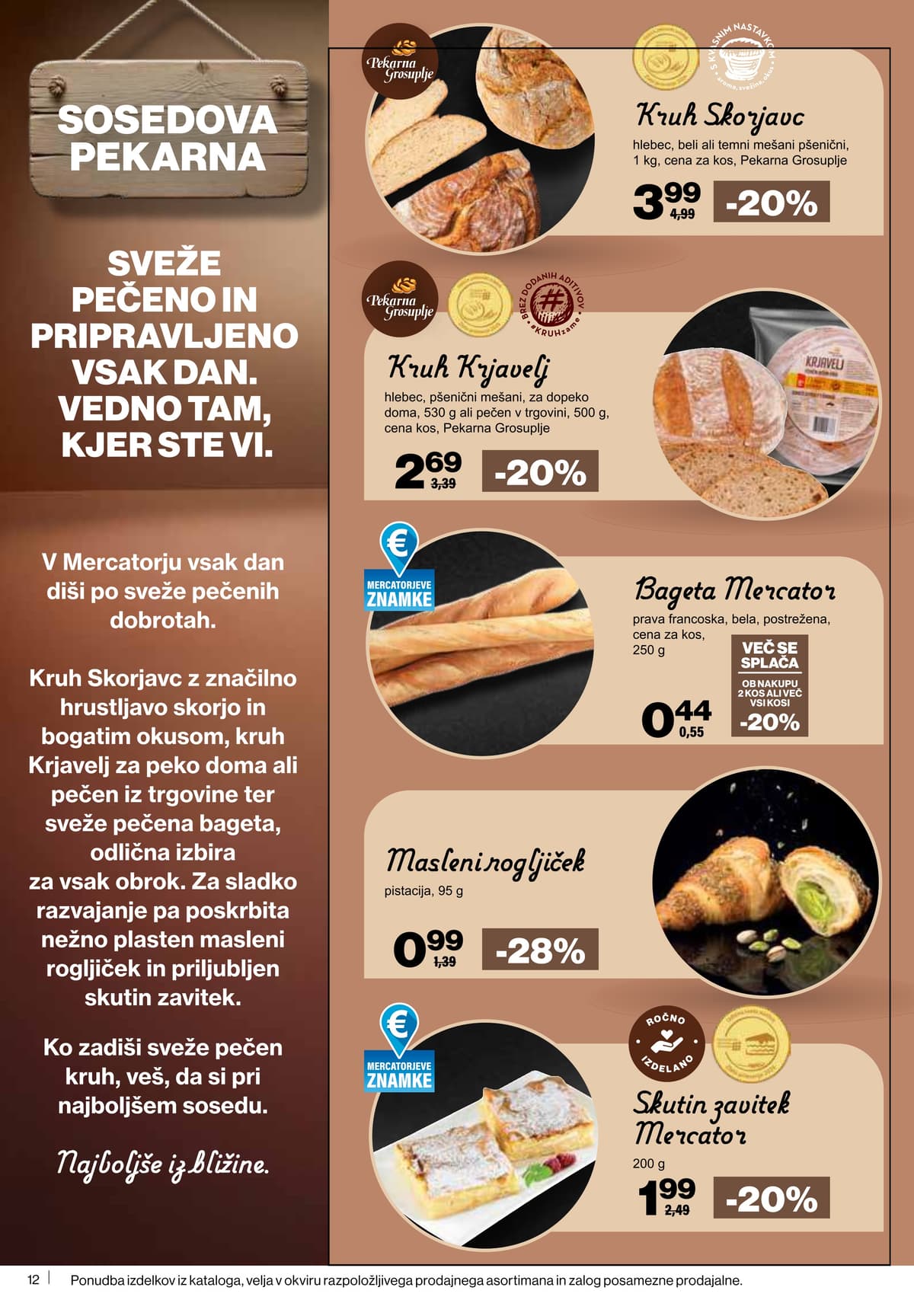 Stran 12. Mercator kataloga - Akcijska Ponudba od 18.03.2026.