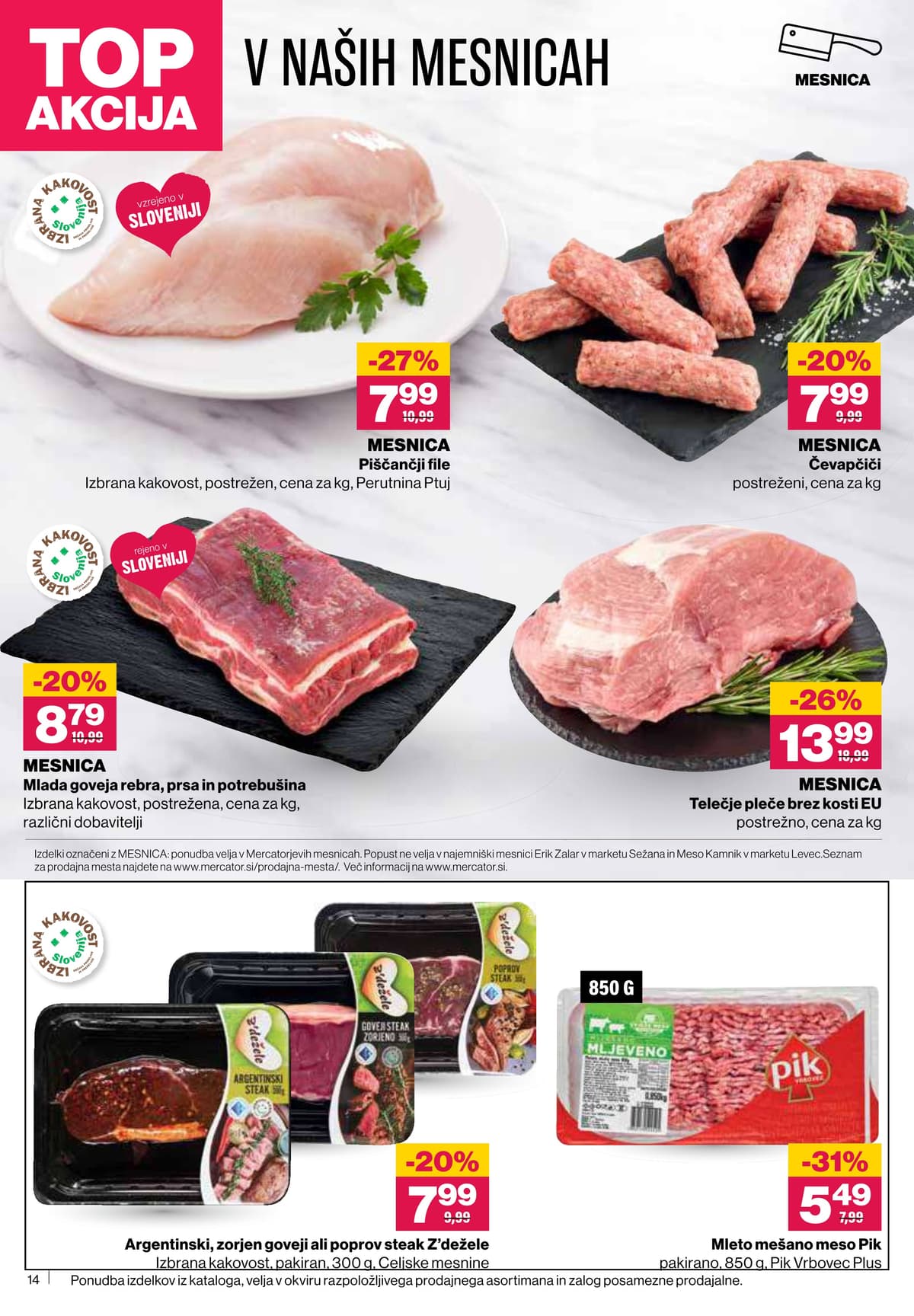 Stran 14. Mercator kataloga - Akcijska Ponudba