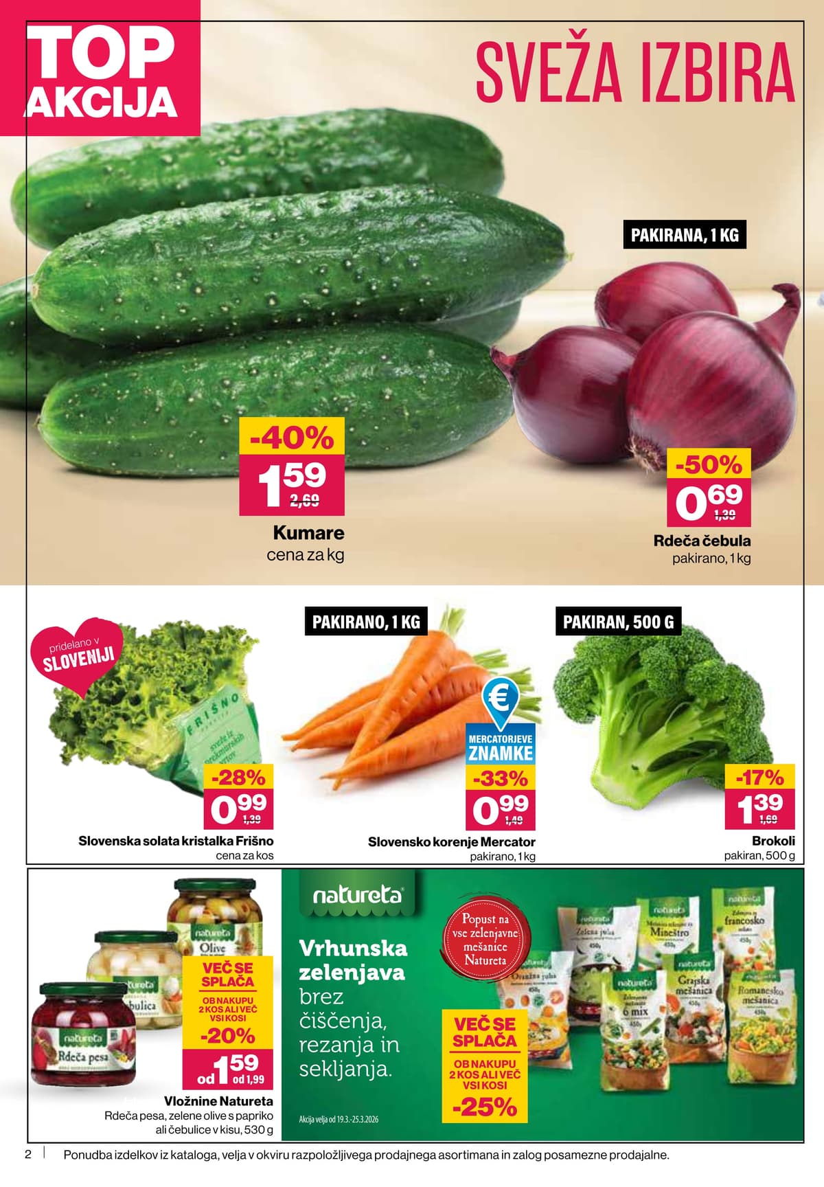 Stran 2. Mercator kataloga - Akcijska Ponudba