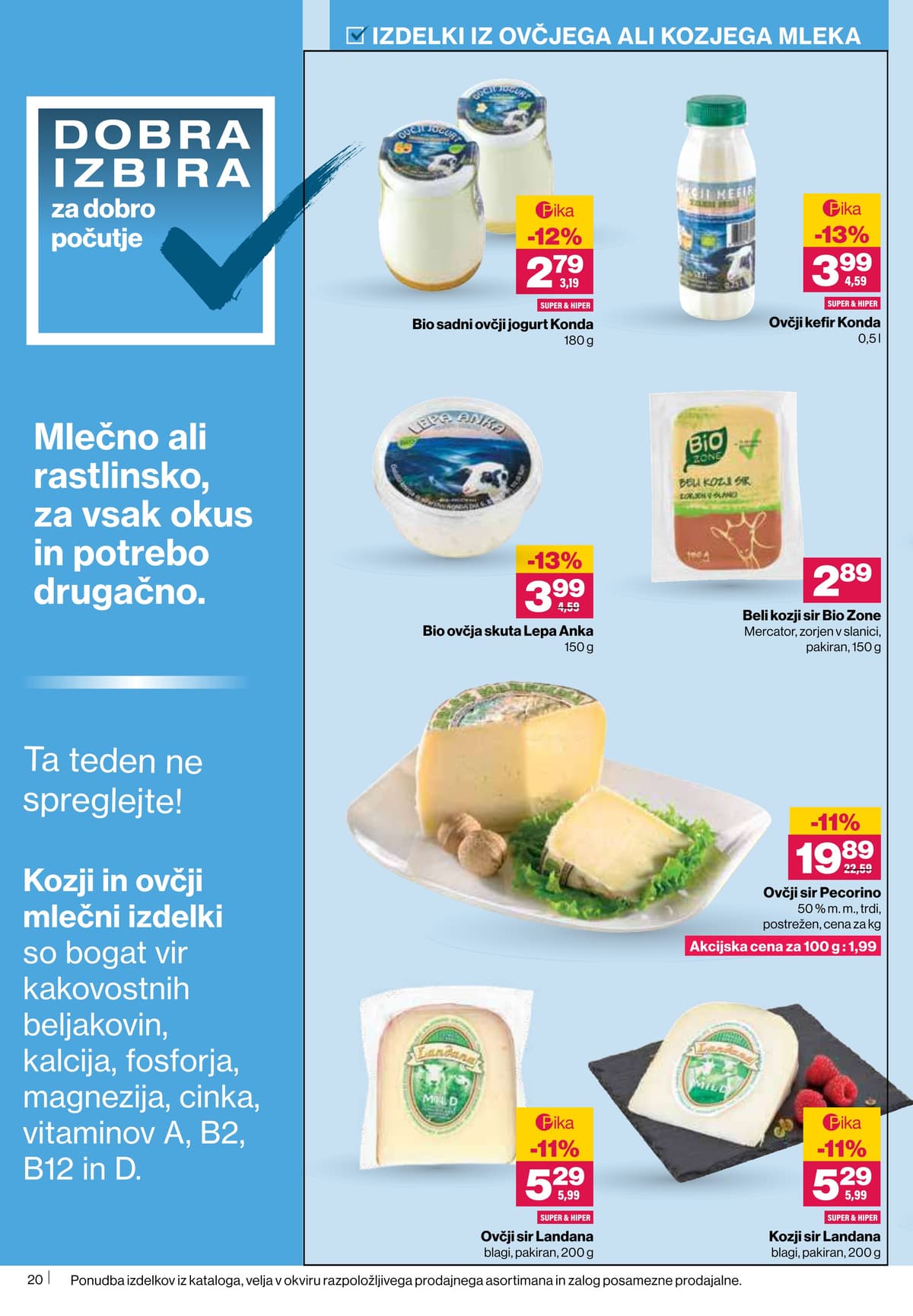 Stran 20. Mercator kataloga - Akcijska Ponudba od 18.03.2026.