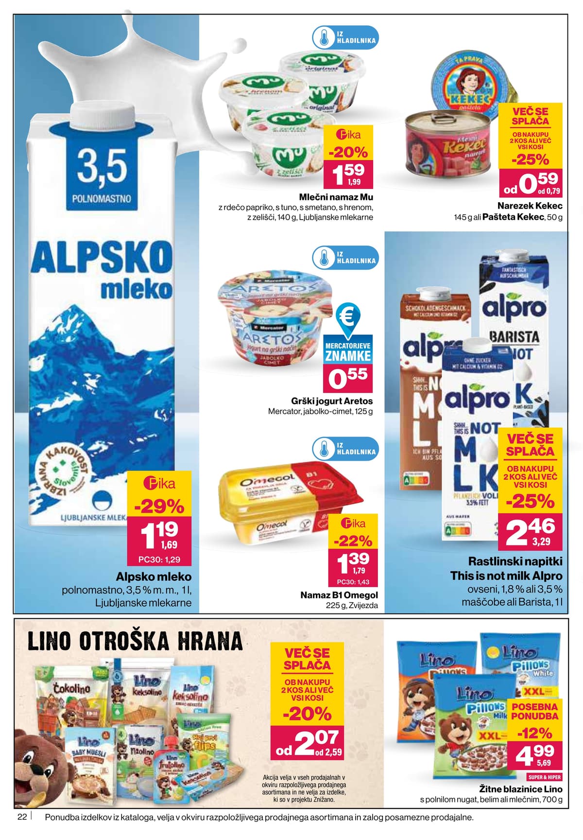 Stran 22. Mercator kataloga - Akcijska Ponudba od 18.03.2026.