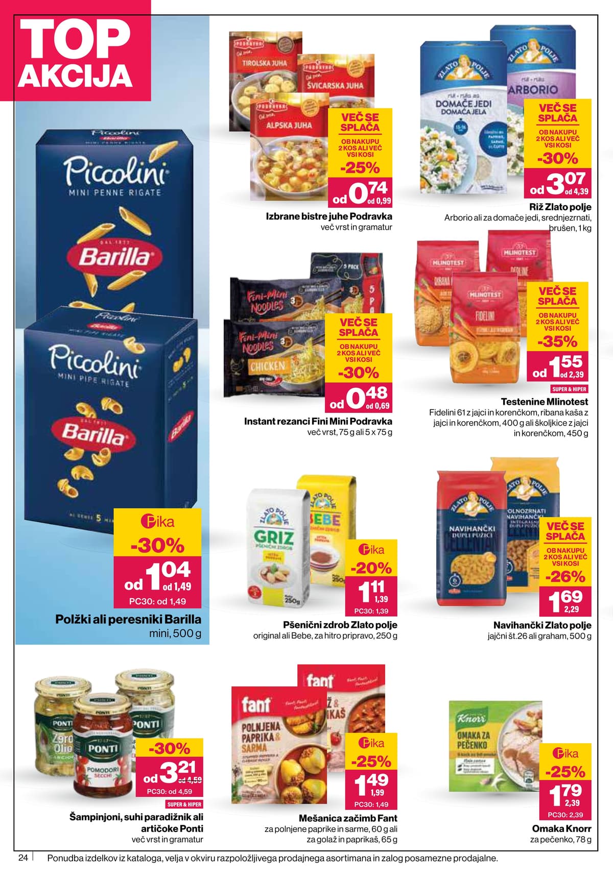 Stran 24. Mercator kataloga - Akcijska Ponudba od 18.03.2026.