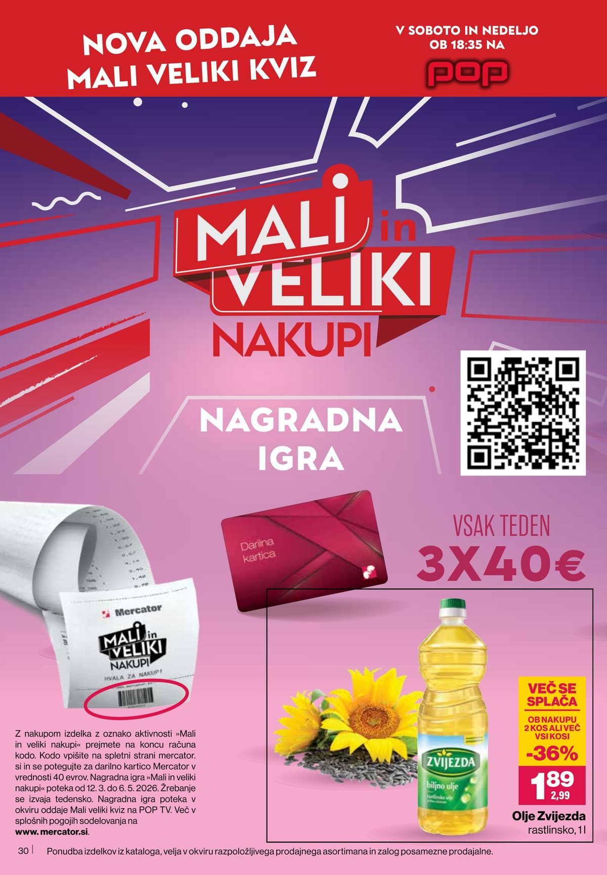 Stran 30. Mercator kataloga - Akcijska Ponudba