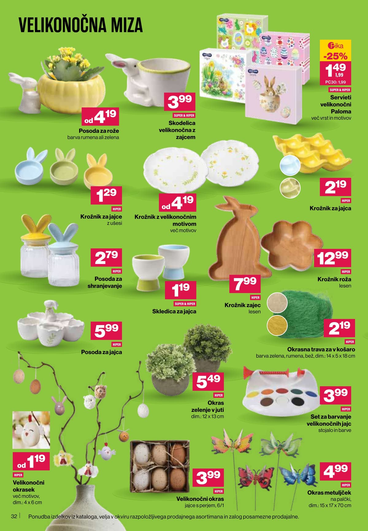 Stran 32. Mercator kataloga - Akcijska Ponudba od 18.03.2026.