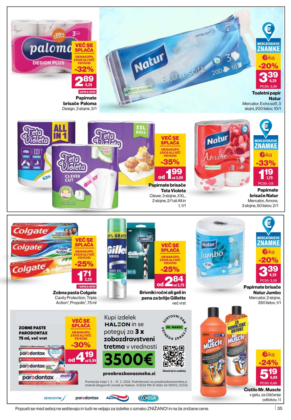 Stran 35. Mercator kataloga - Akcijska Ponudba od 18.03.2026.