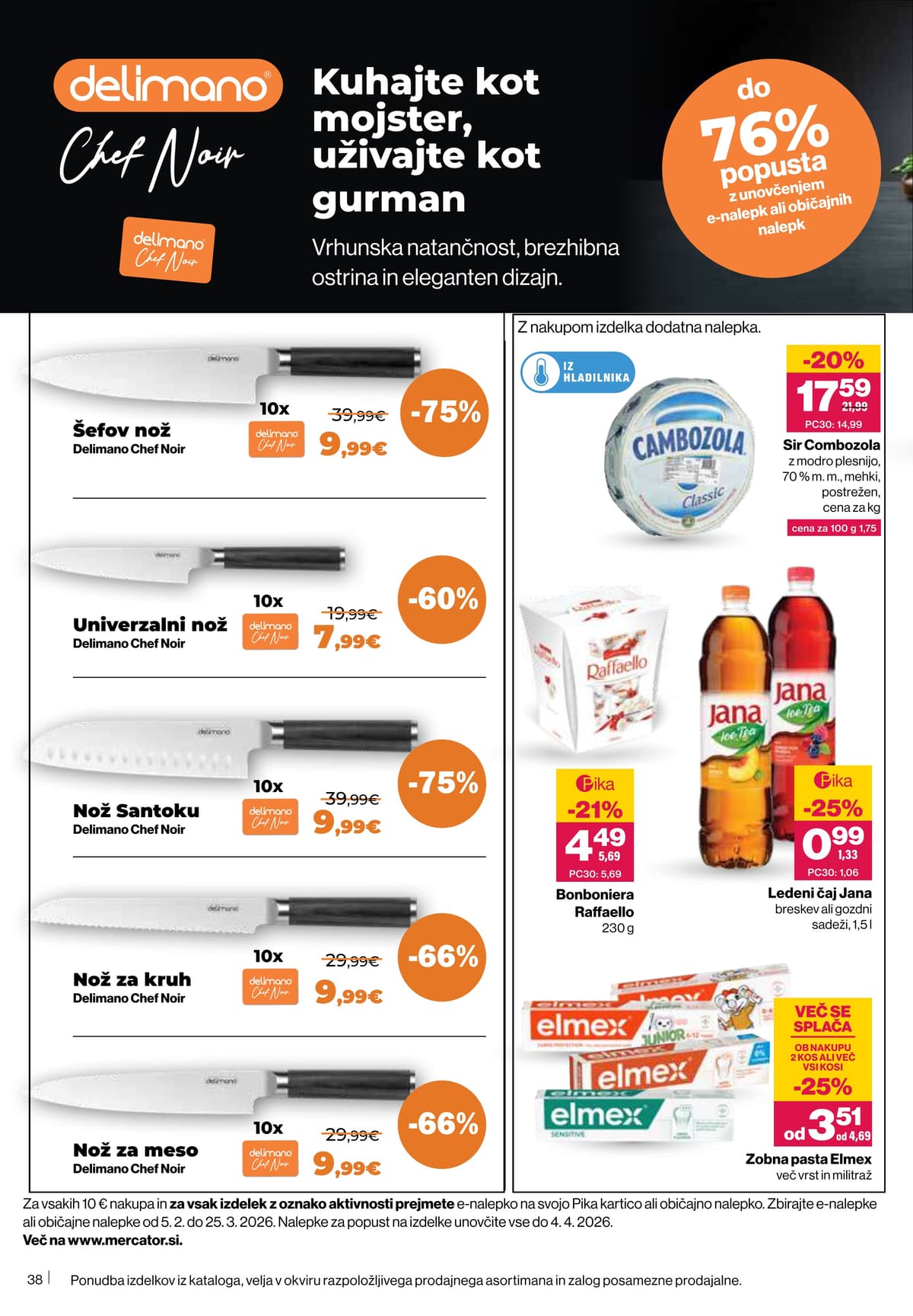 Stran 38. Mercator kataloga - Akcijska Ponudba od 18.03.2026.