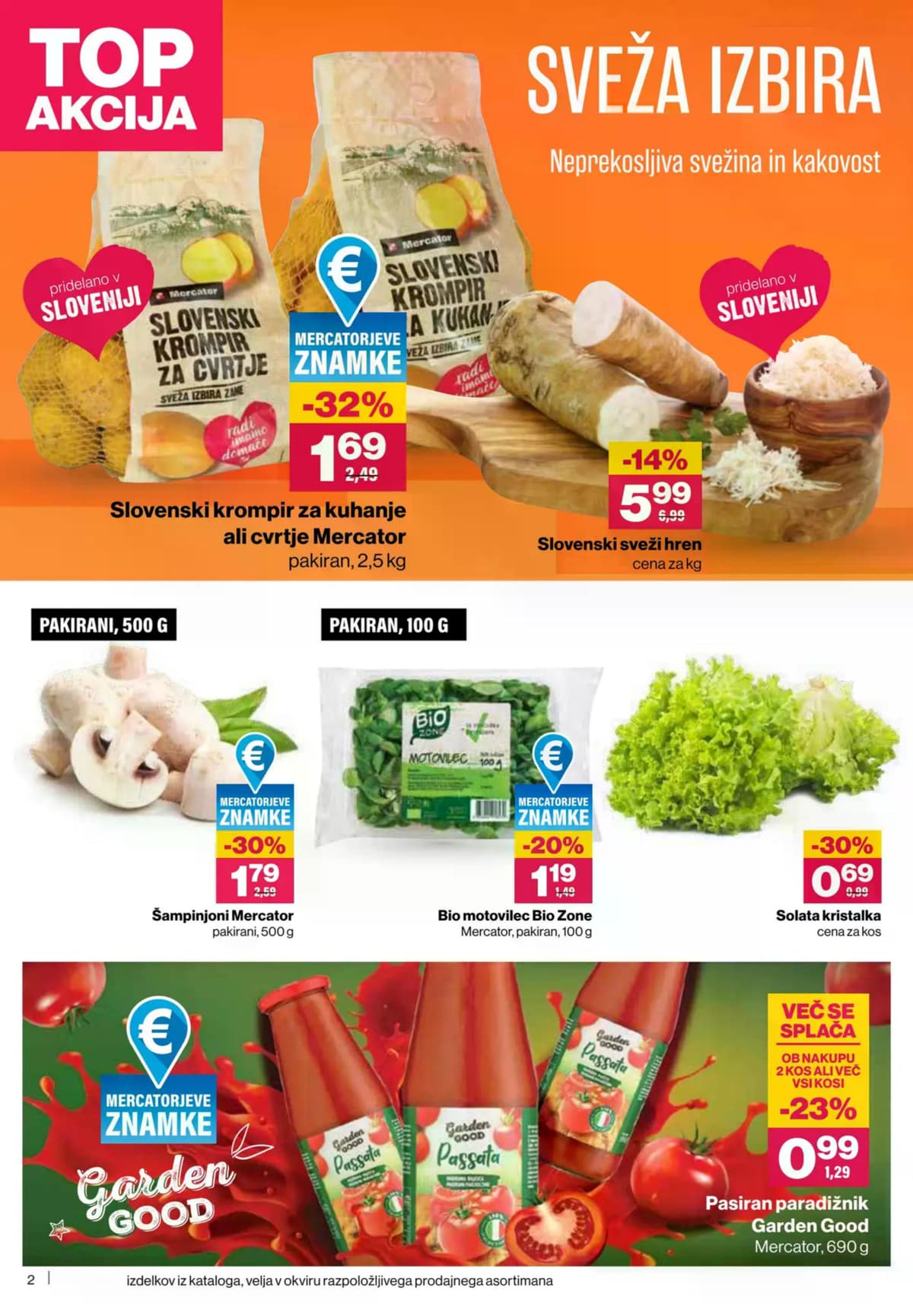 Stran 2. Mercator kataloga - Akcijska Ponudba od 24.03.2026.