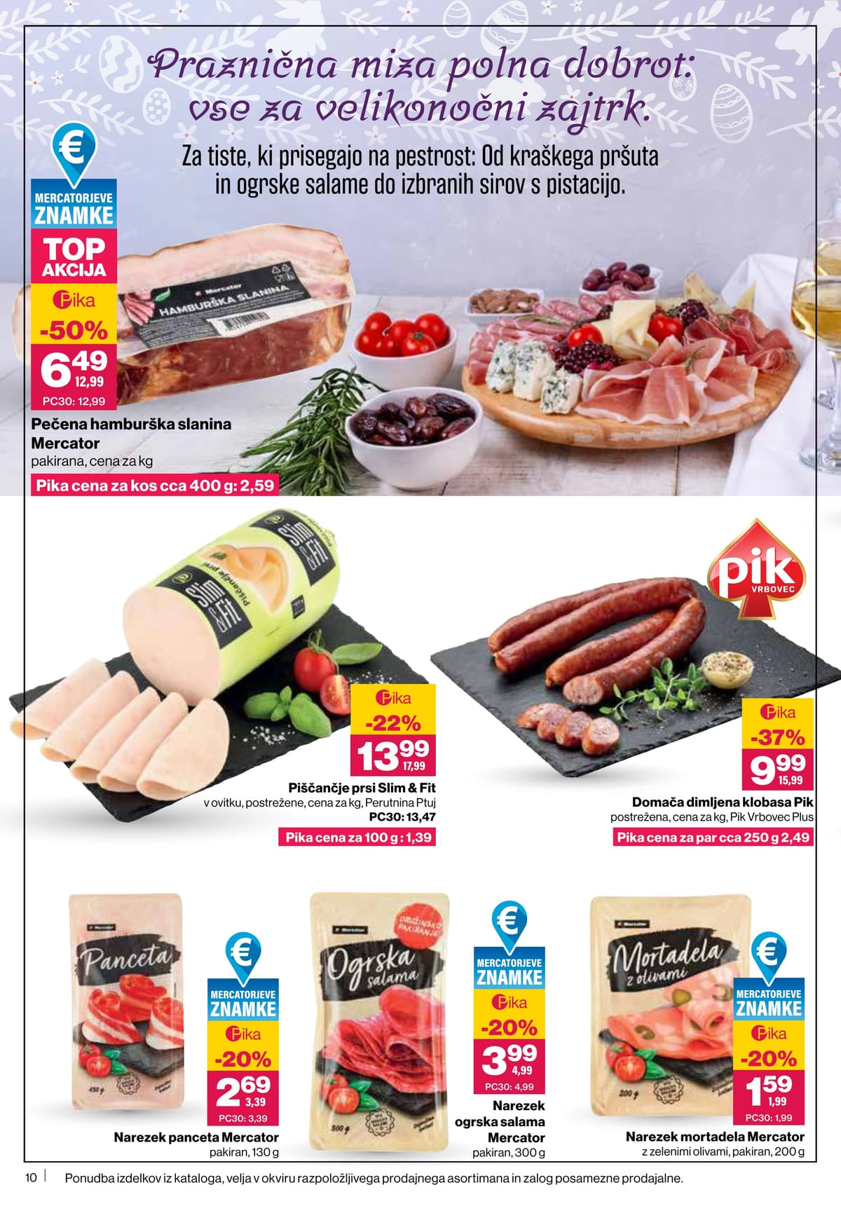 Stran 10. Mercator kataloga - Akcijska Ponudba od 31.03.2026.