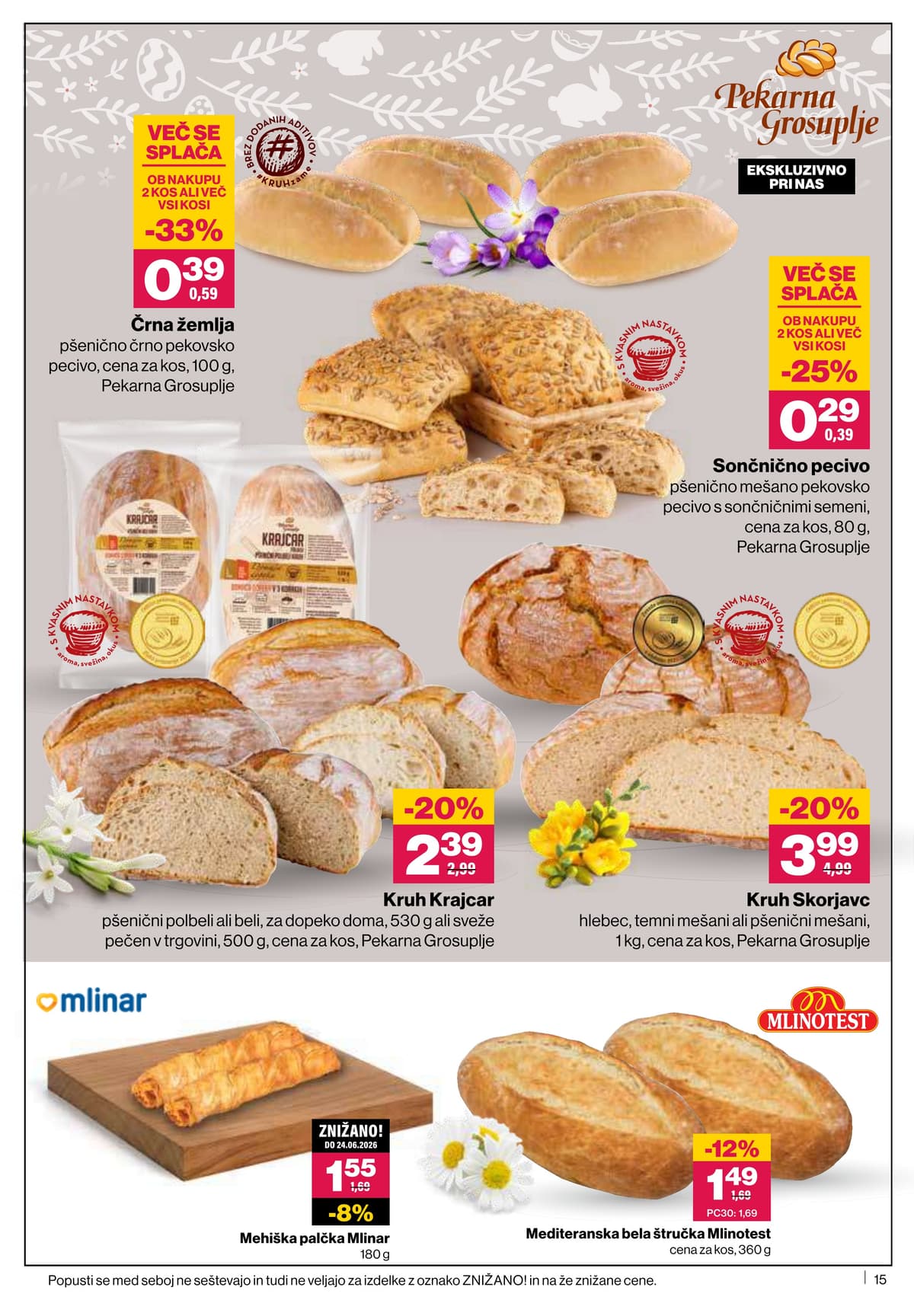 Stran 15. Mercator kataloga - Akcijska Ponudba od 31.03.2026.