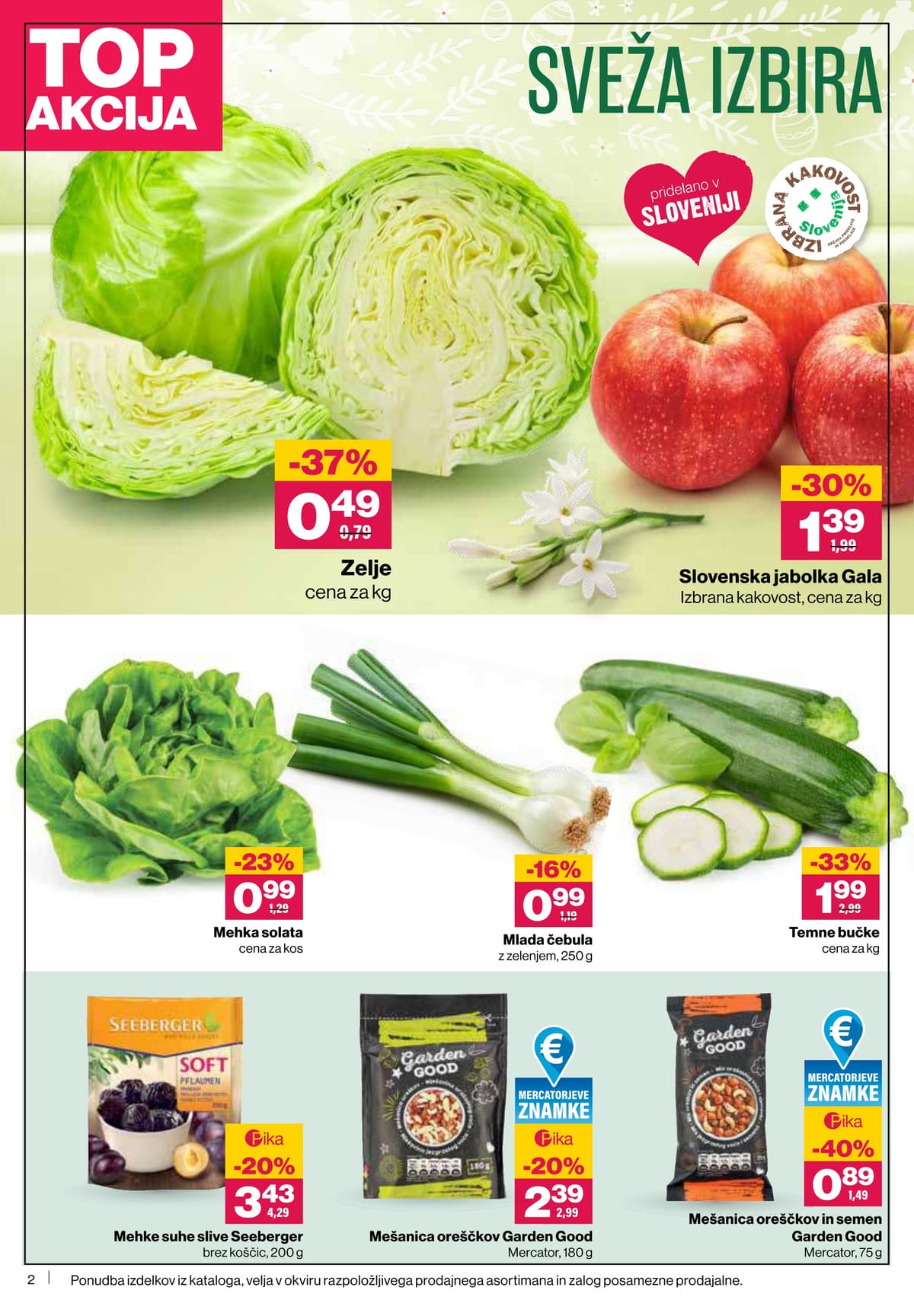 Stran 2. Mercator kataloga - Akcijska Ponudba od 31.03.2026.