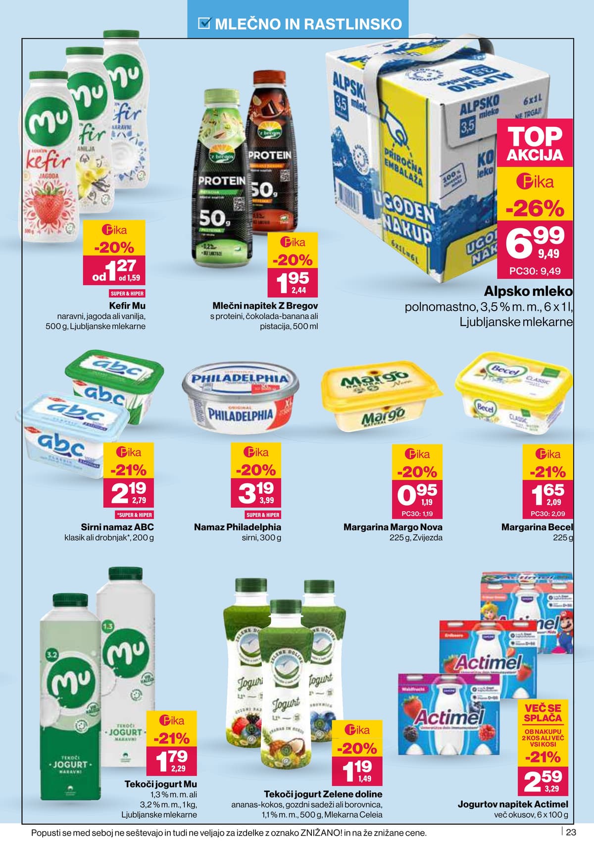 Stran 23. Mercator kataloga - Akcijska Ponudba od 31.03.2026.