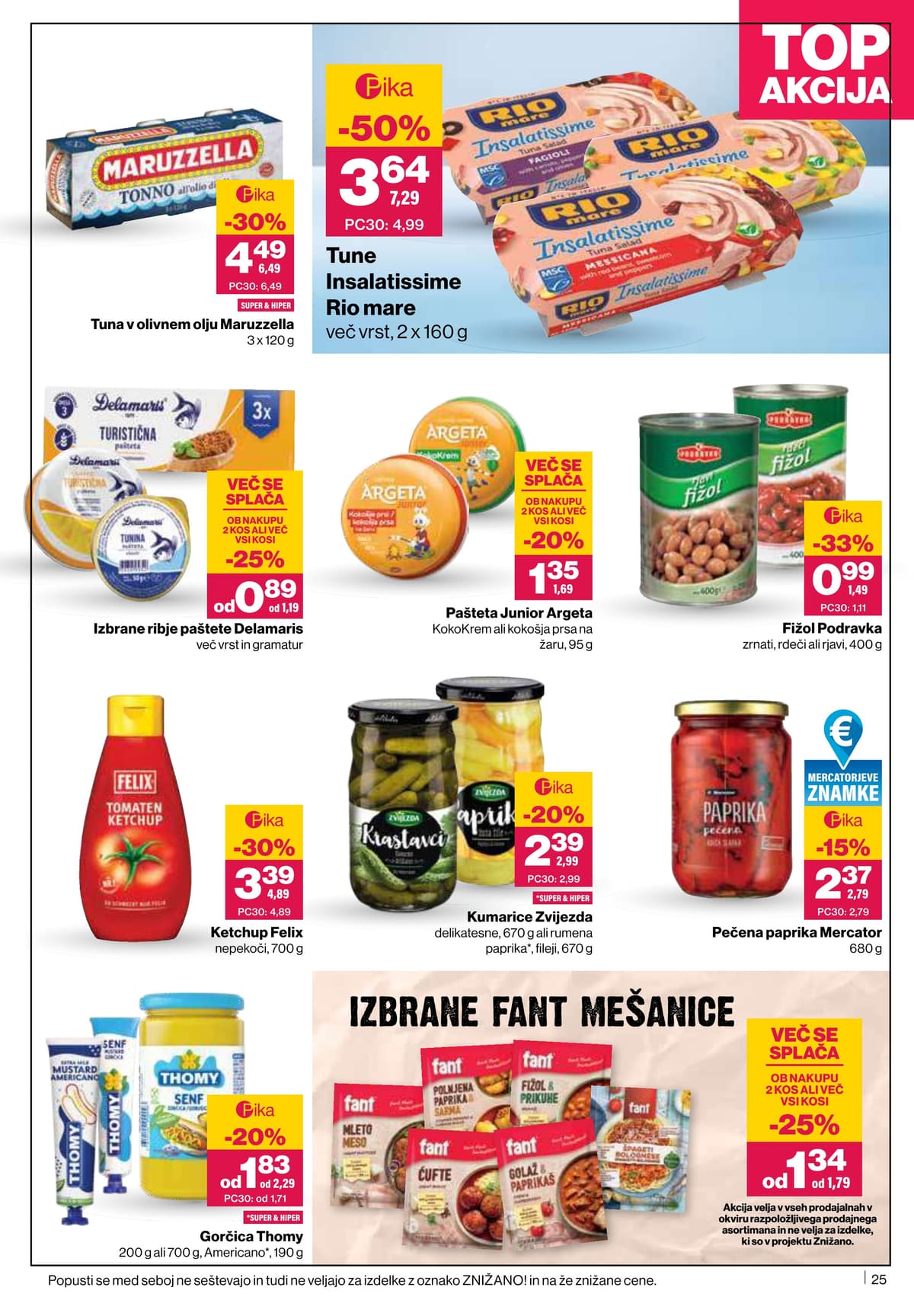 Stran 25. Mercator kataloga - Akcijska Ponudba od 31.03.2026.