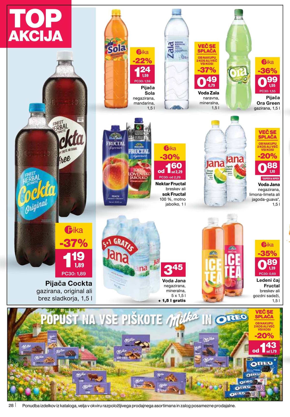Stran 28. Mercator kataloga - Akcijska Ponudba od 31.03.2026.