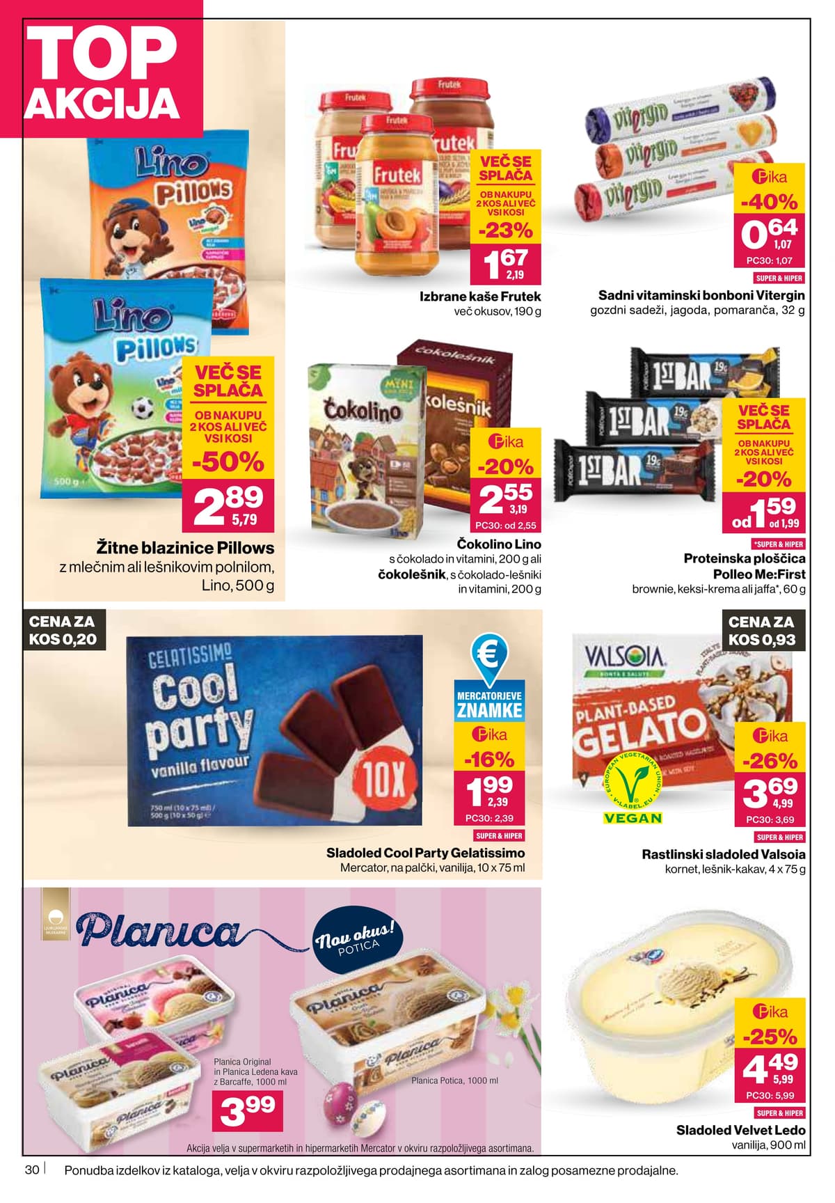 Stran 30. Mercator kataloga - Akcijska Ponudba od 31.03.2026.