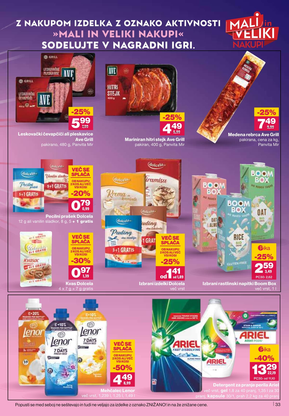 Stran 33. Mercator kataloga - Akcijska Ponudba od 31.03.2026.