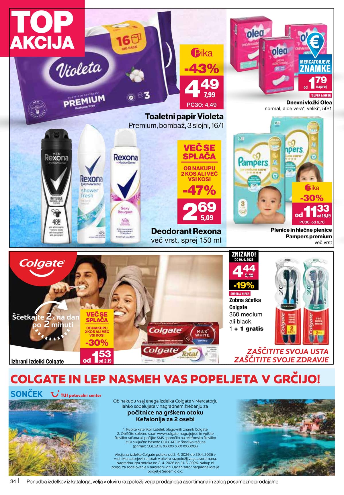 Stran 34. Mercator kataloga - Akcijska Ponudba