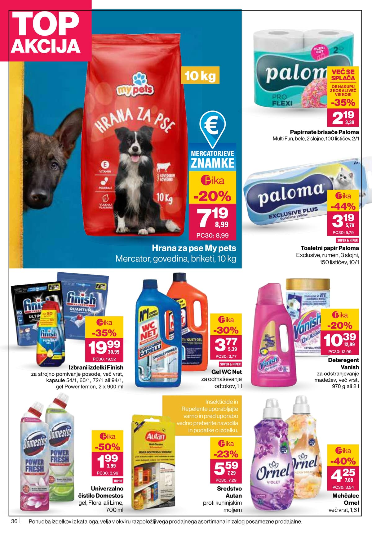 Stran 36. Mercator kataloga - Akcijska Ponudba od 31.03.2026.