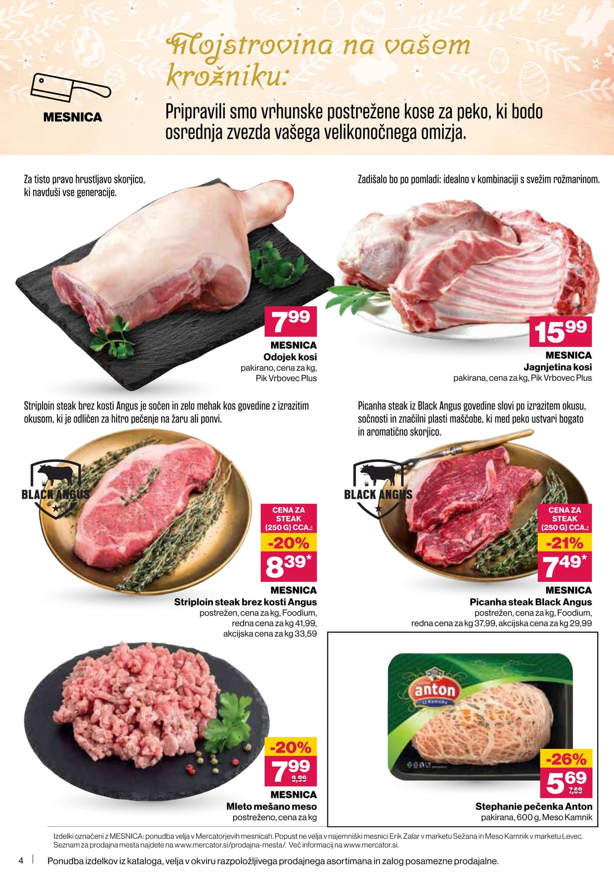 Stran 4. Mercator kataloga - Akcijska Ponudba od 31.03.2026.
