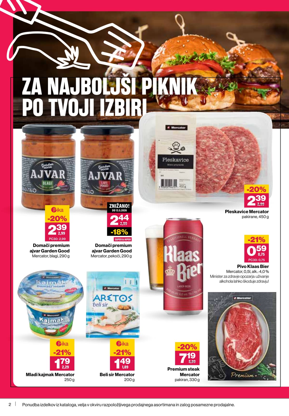 Stran 2. Mercator kataloga - Akcijska Ponudba