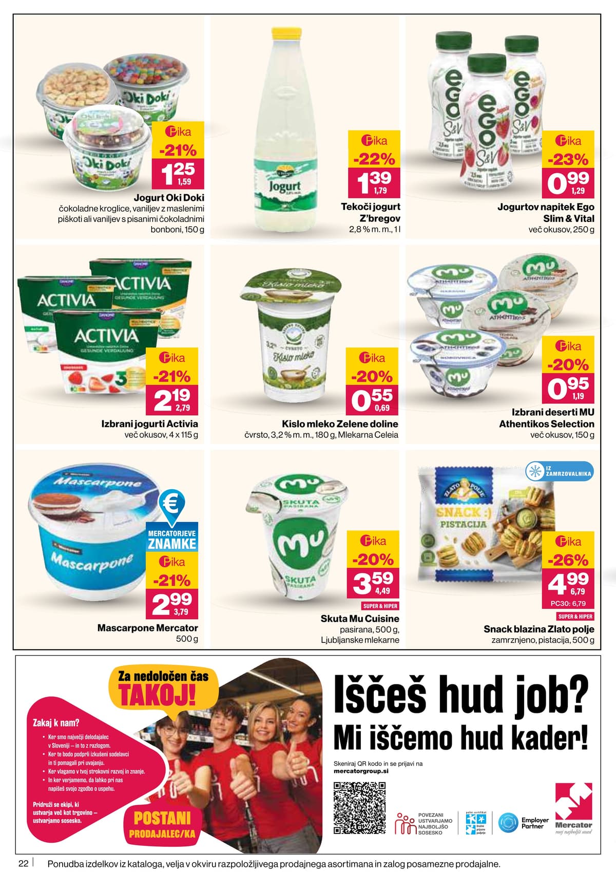 Stran 22. Mercator kataloga - Akcijska Ponudba