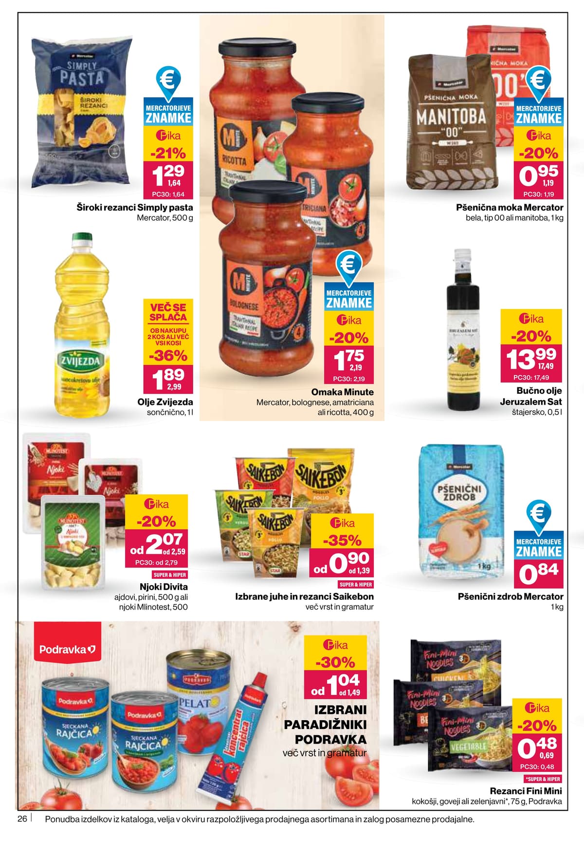 Stran 26. Mercator kataloga - Akcijska Ponudba