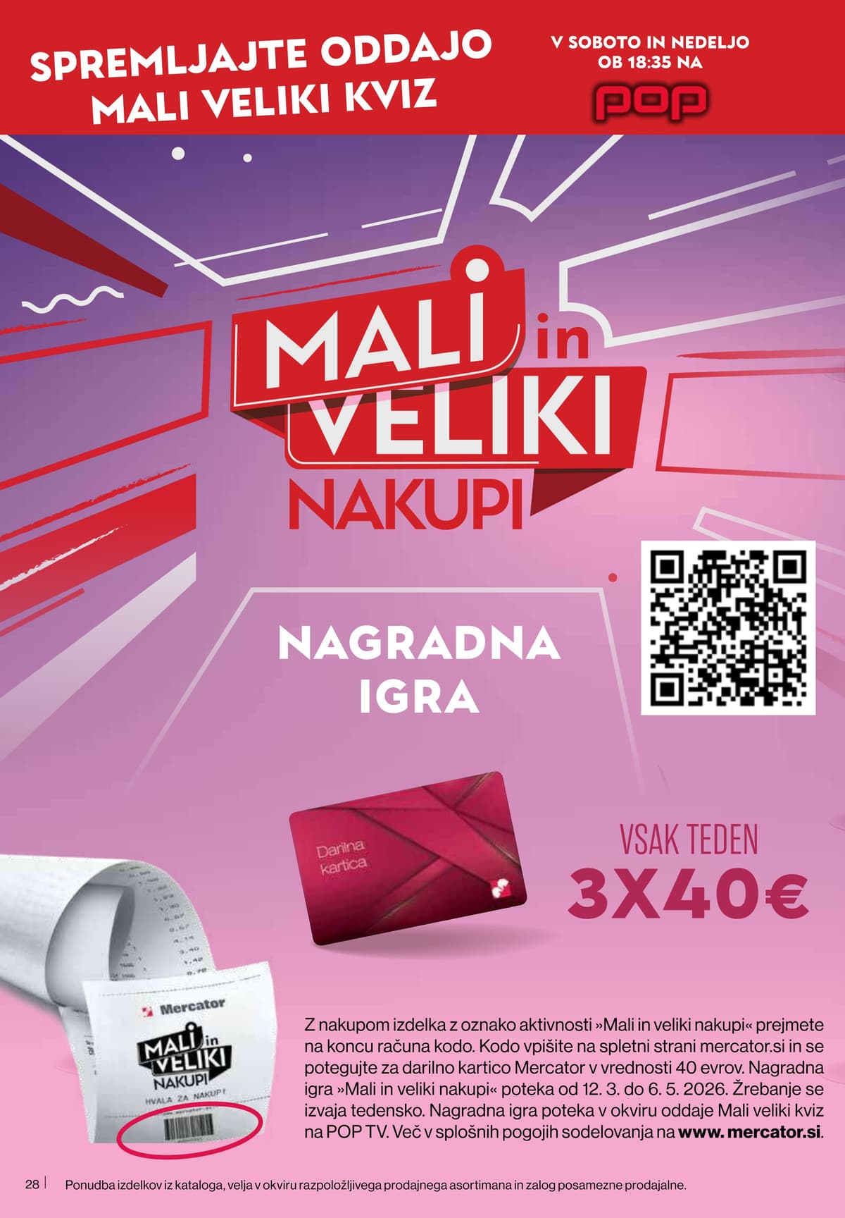 Stran 28. Mercator kataloga - Akcijska Ponudba od 07.04.2026.