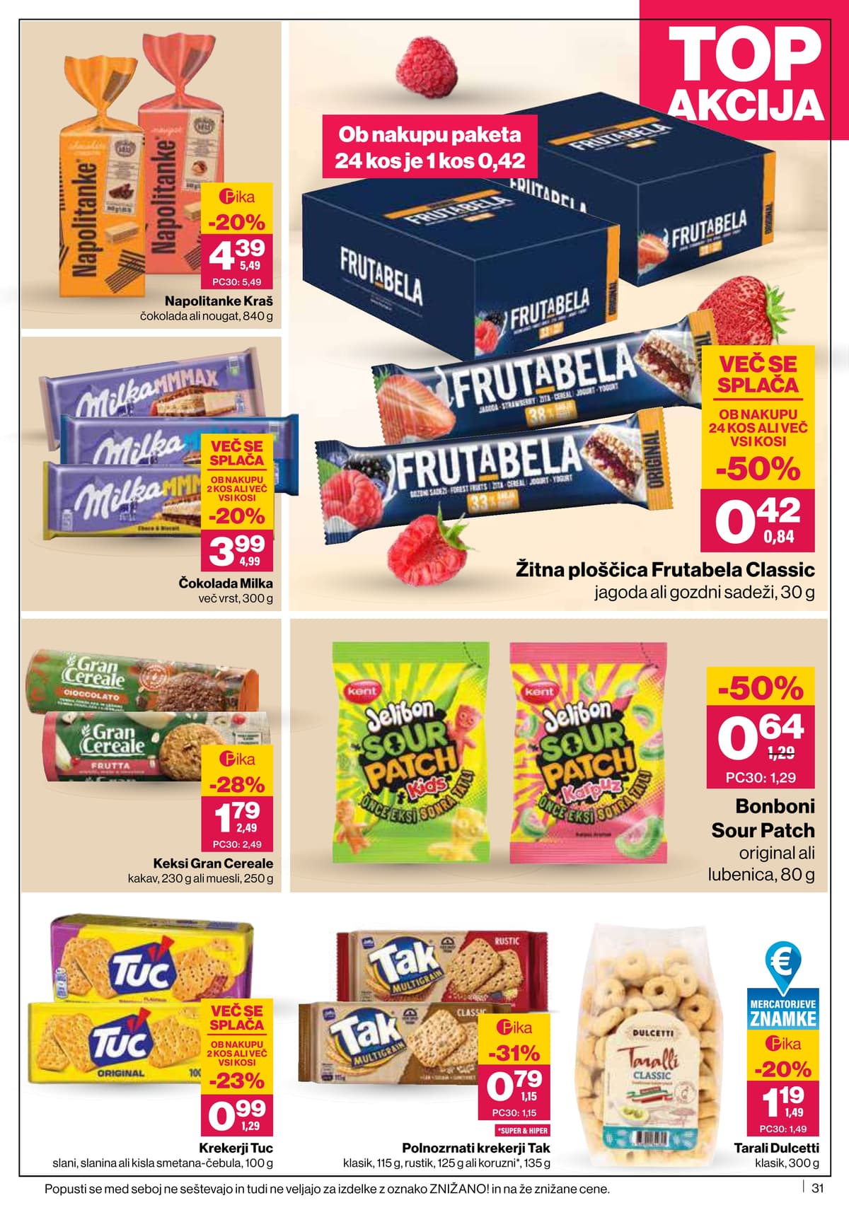 Stran 31. Mercator kataloga - Akcijska Ponudba