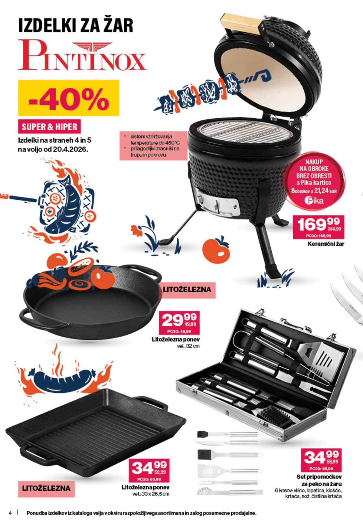 Stran 4. Mercator kataloga - Piknik od 15.04.2026.